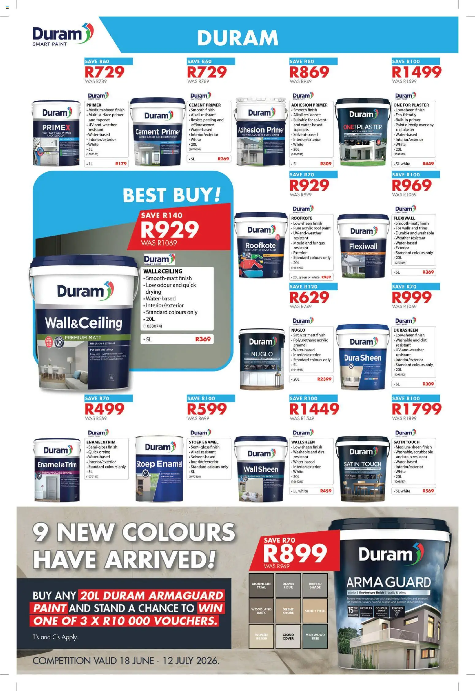 New Chamberlain catalogue – valid from 18.06.2026 | Page: 4 | Products: Gloss, Paint, Plaster primer, Enamel