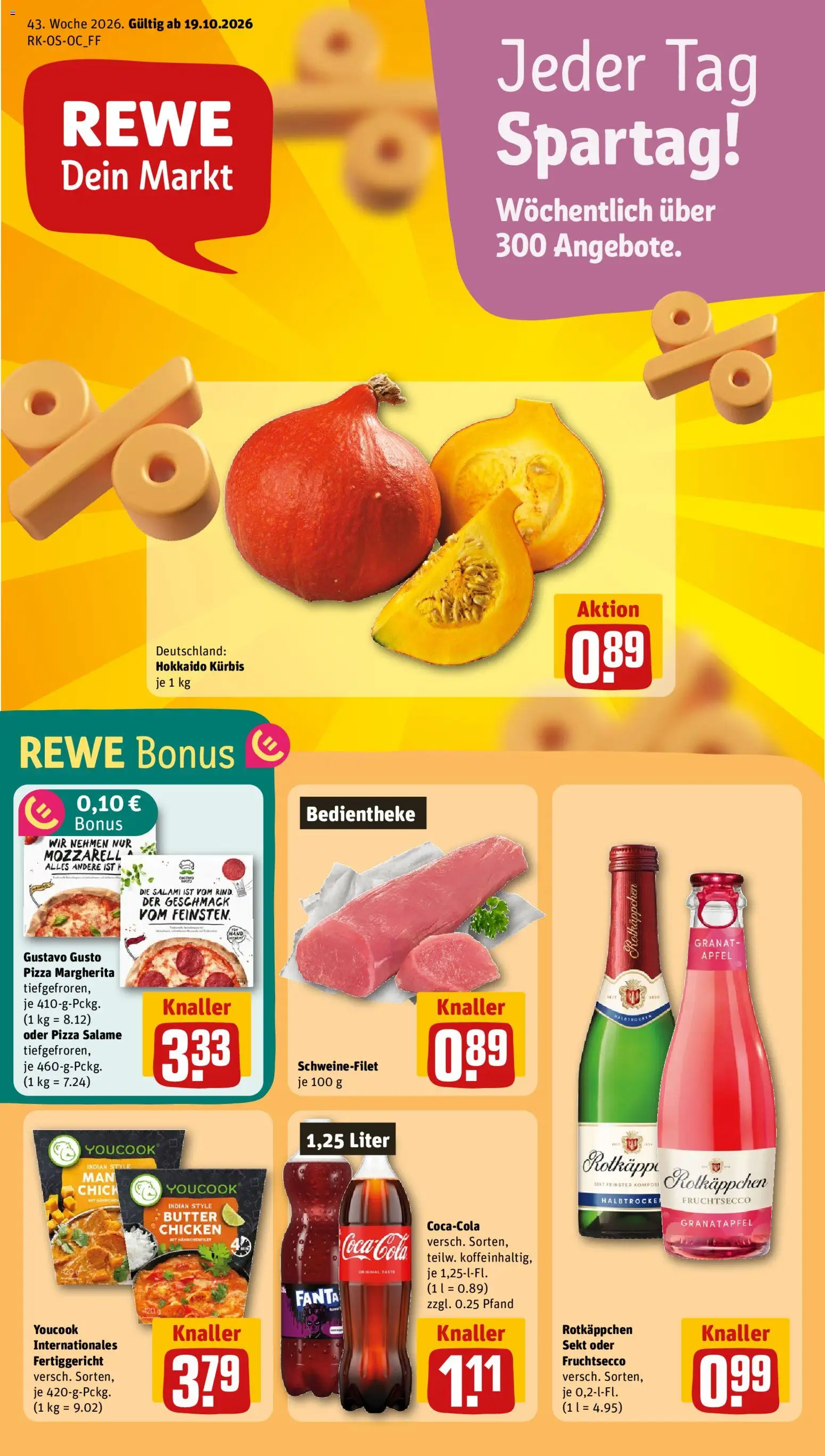 Rewe Prospekt – gültig ab 19.10.2026 | Seite: 1