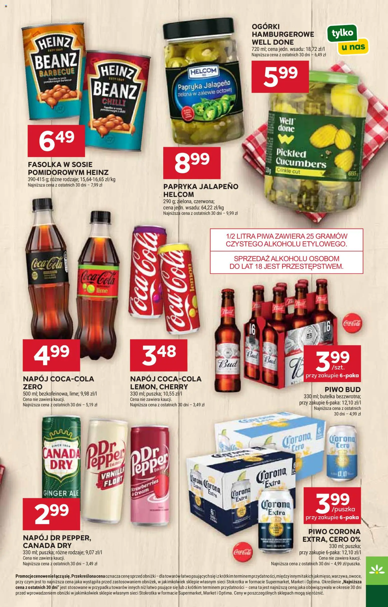 Stokrotka gazetka - Market od 11.06.2026 | Strona: 19 | Produkty: Papryka jalapeno, Ginger Ale, Stokrotka, Piwo