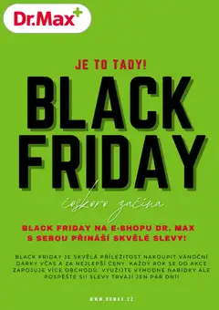 Náhled letáku Dr. Max Black Friday avízo od 28.10.2026