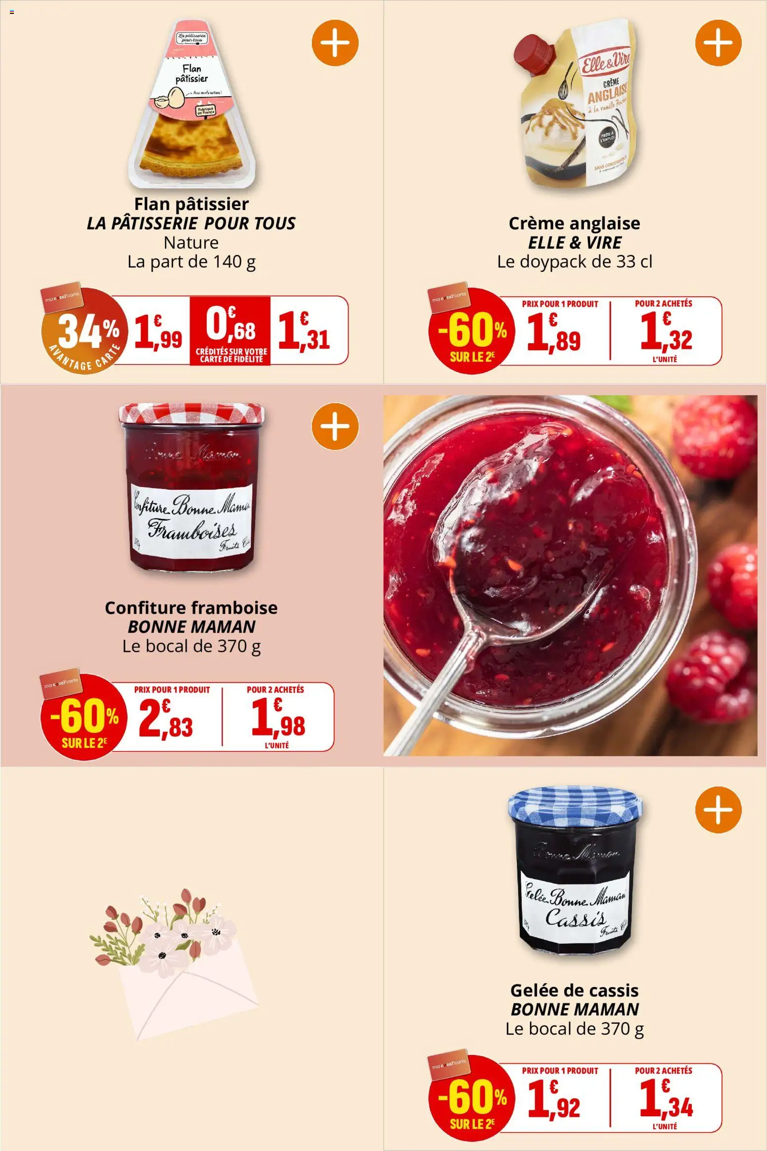 {H1} | Page: 18 | Produits: Cassis, Crème anglaise, Gelée, Crème
