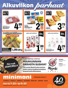 Minimani-mainoslehti voimassa 19/10/2026 alkaen