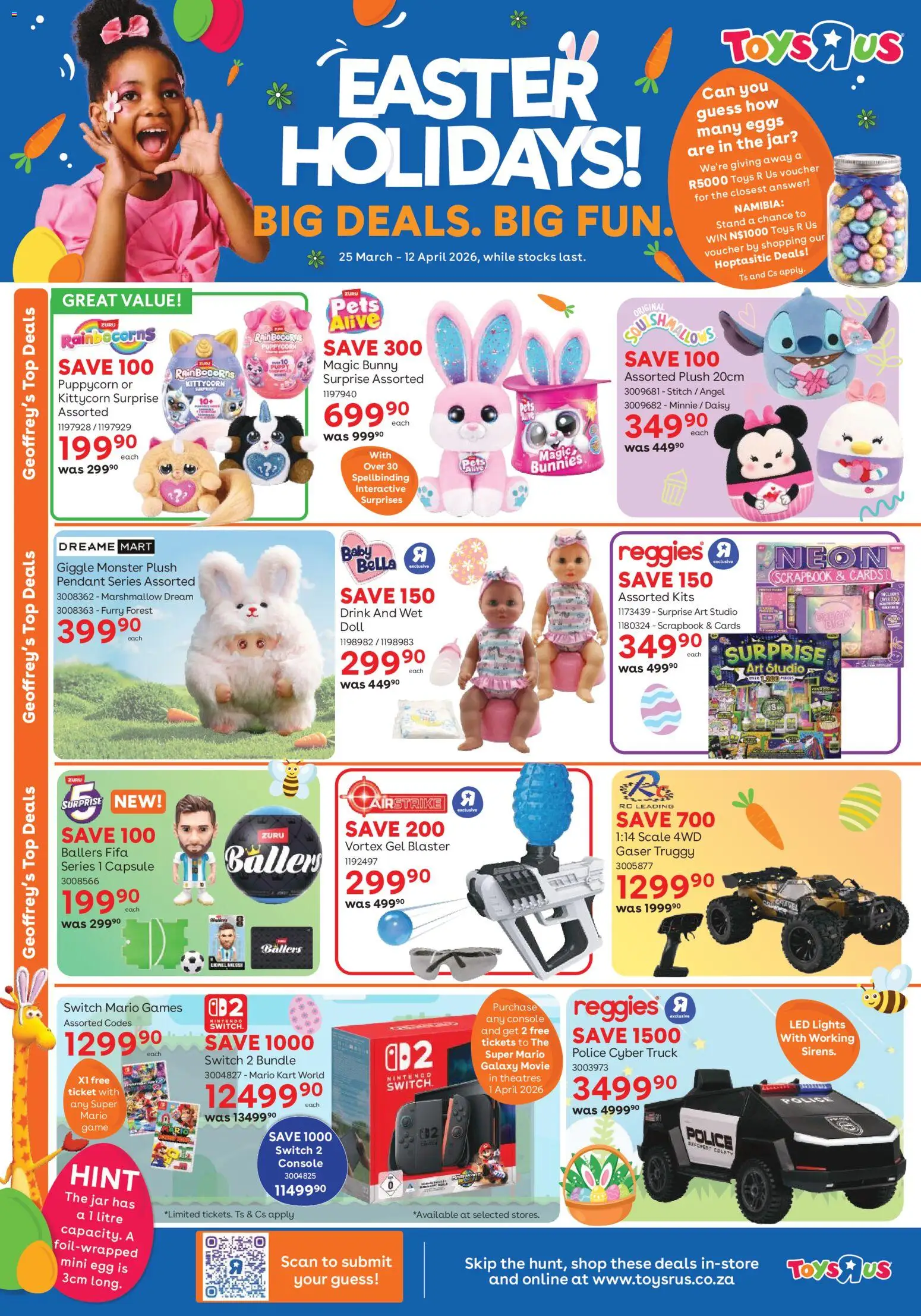 New Toys R Us catalogue – valid from 25.03.2026 | Page: 1 | Products: Art, Scale, Eggs, Switch