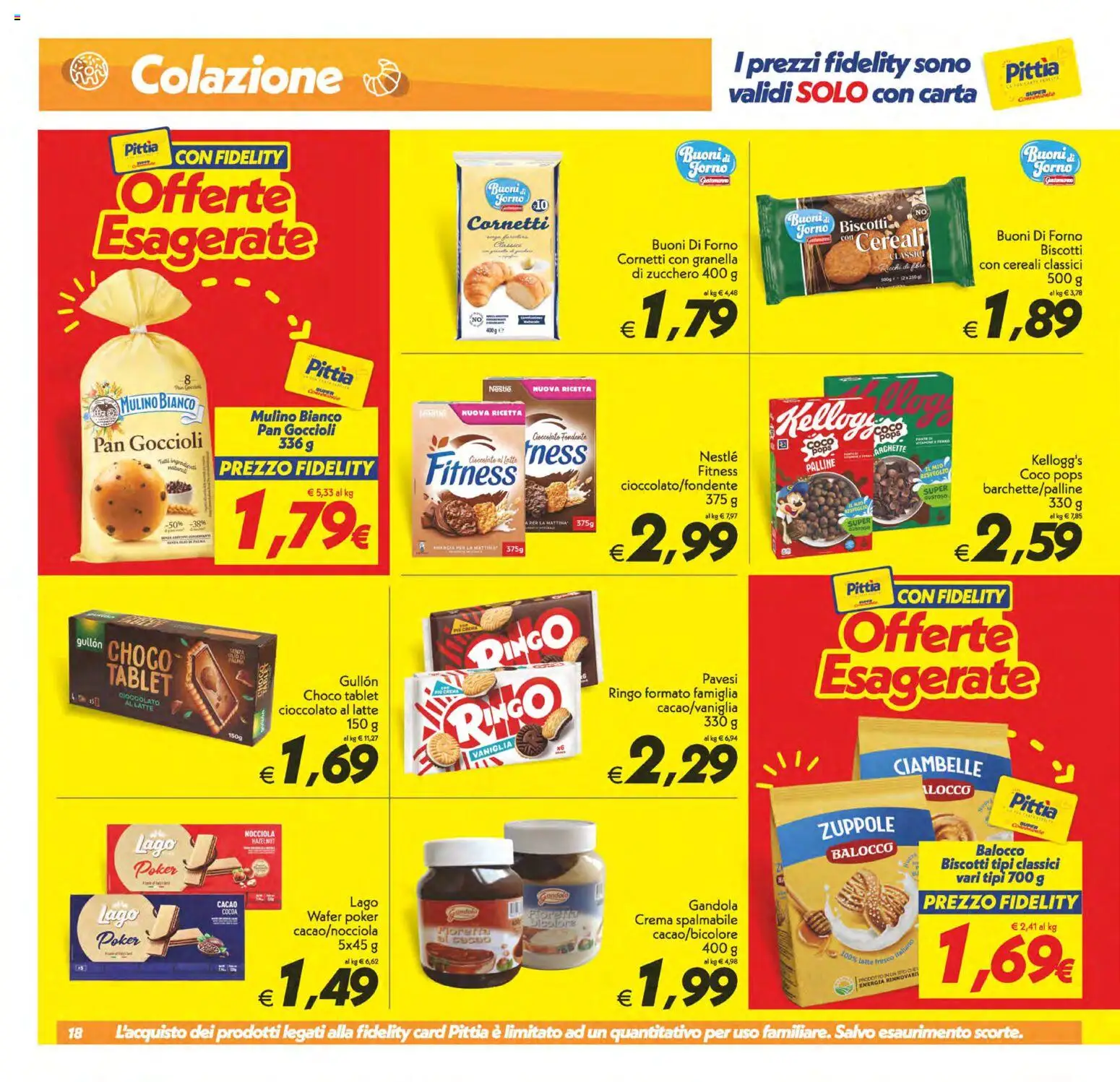 Volantino SuperConveniente del 01/09/2026 | Pagina: 18 | Prodotti: Vaniglia, Ciambelle, Latte, Forno