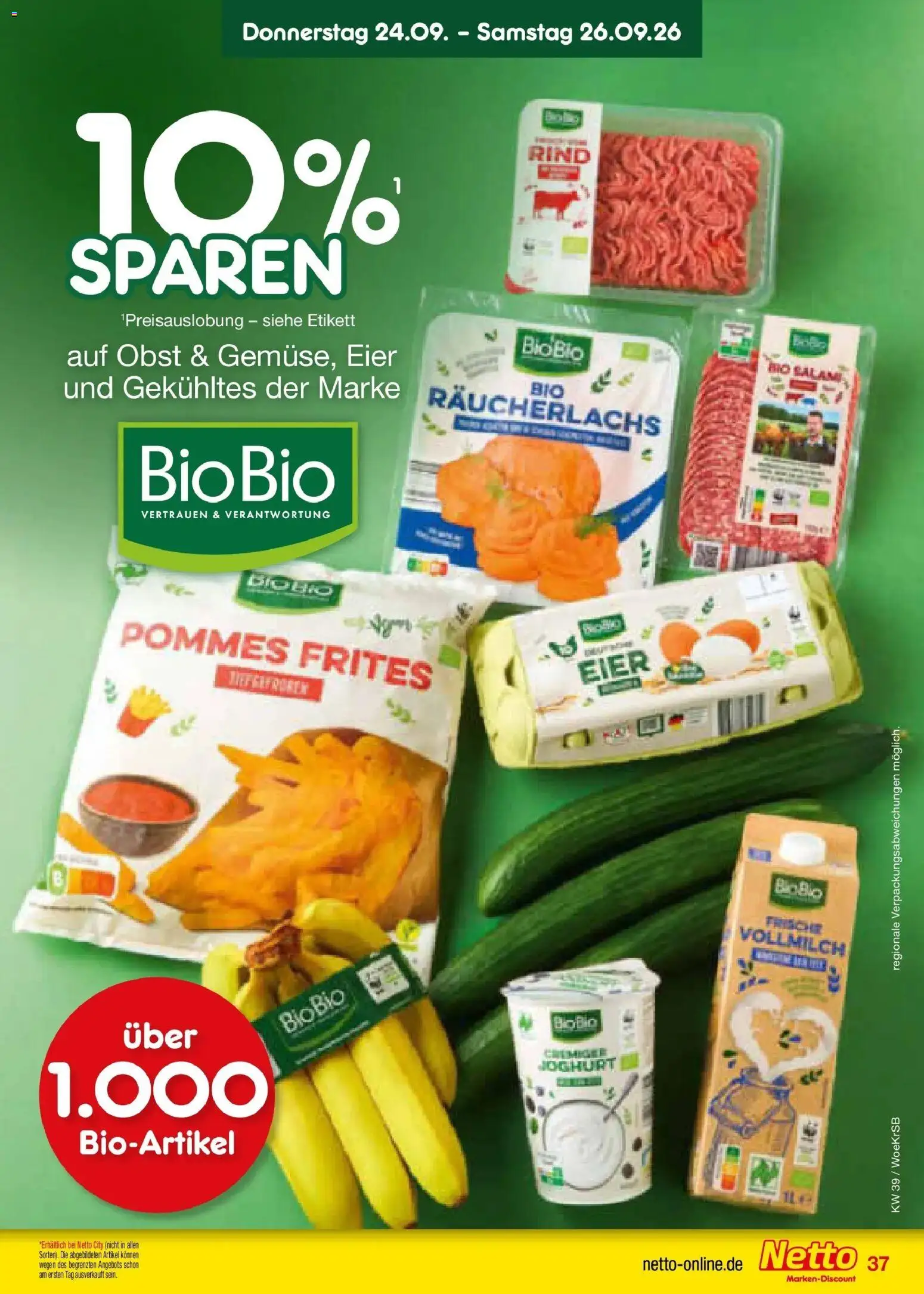Netto Marken-Discount Prospekt Gemmingen – gültig ab 21.09.2026 | Seite: 53 | Produkte: Eier, Pommes, Räucherlachs, Obst