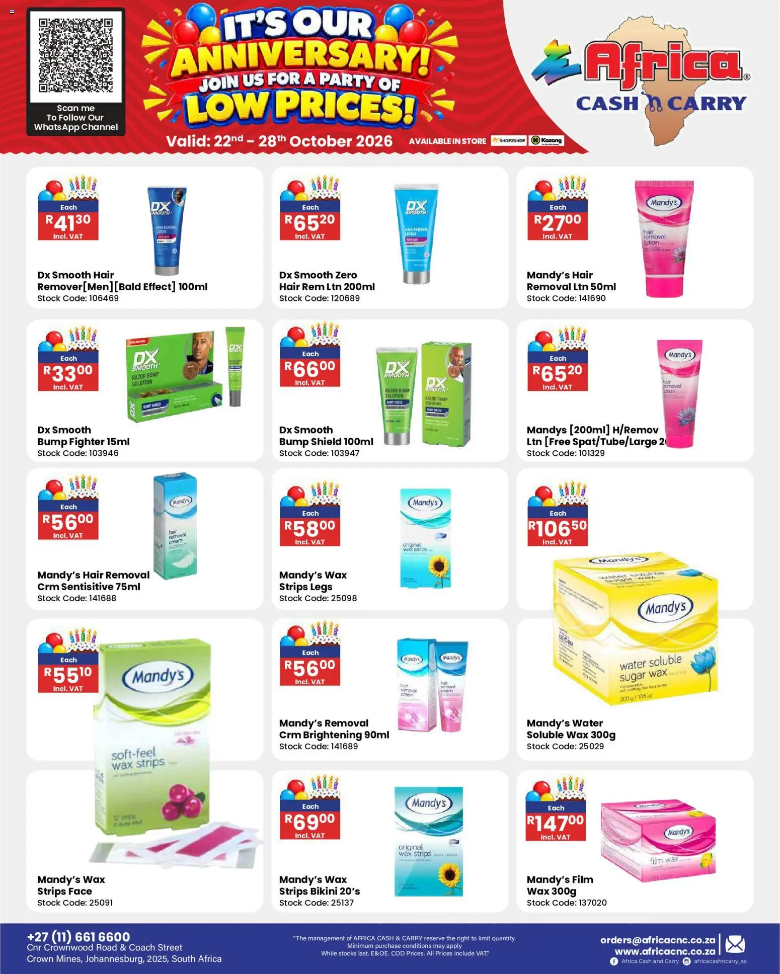 New Africa Cash & Carry catalogue – valid from 22/10/2026 | Page: 135