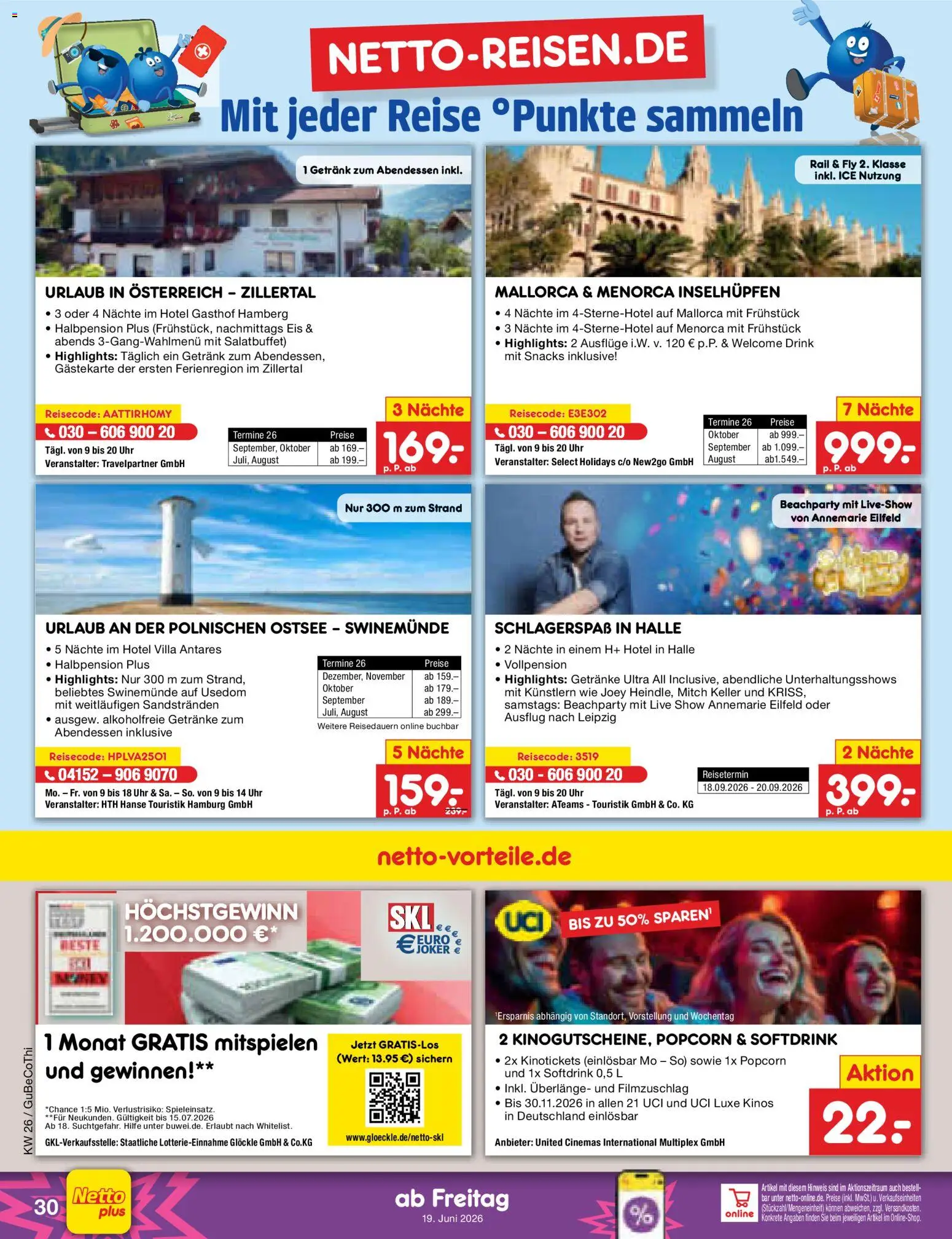 Netto Marken-Discount Prospekt – gültig ab 22.06.2026 | Seite: 62 | Produkte: Eis, Uhr