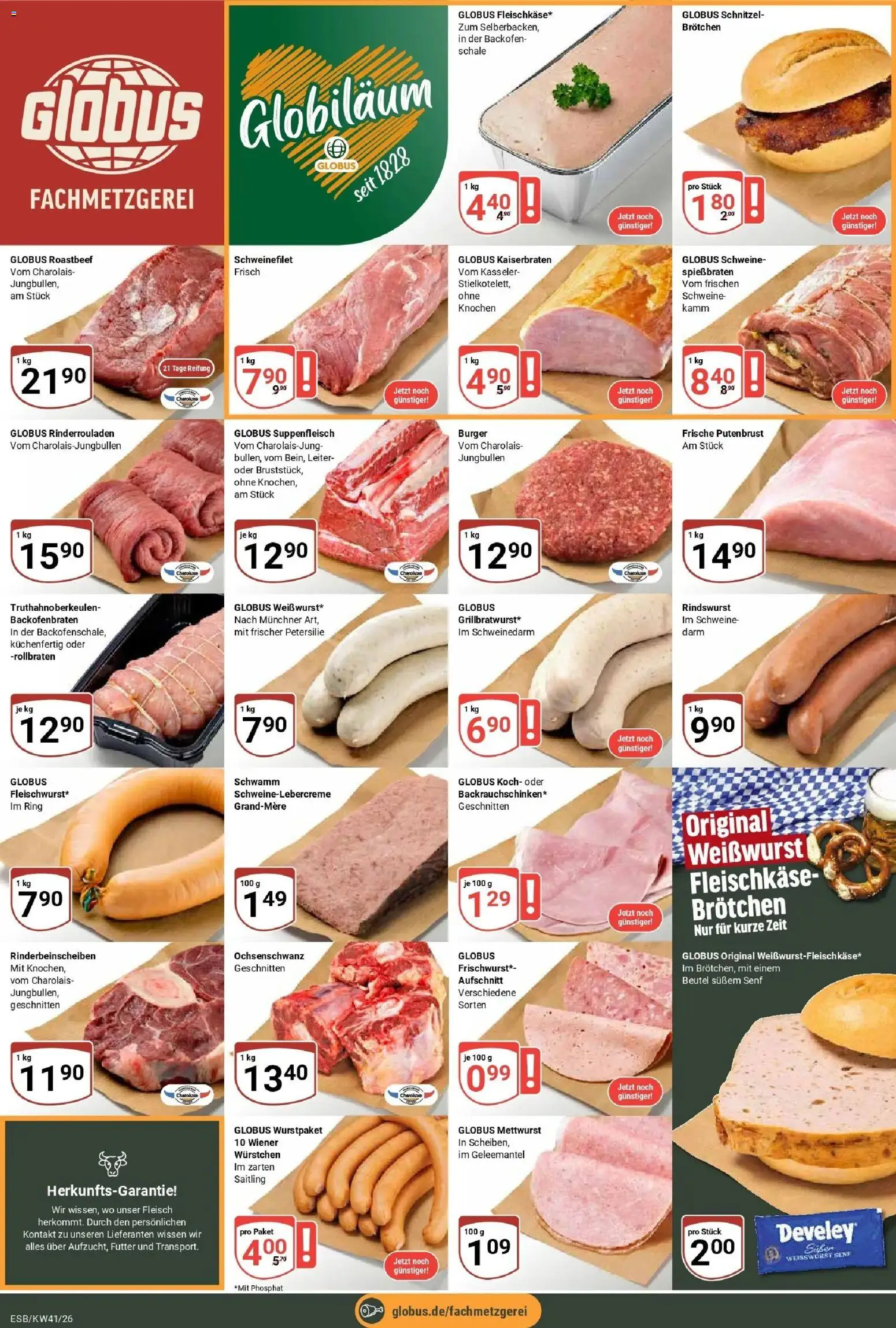 Globus Prospekt Eschborn (ab 05.10.2026) » Angebote online | Seite: 8 | Produkte: Rinderrouladen, Putenbrust, Suppenfleisch, Petersilie