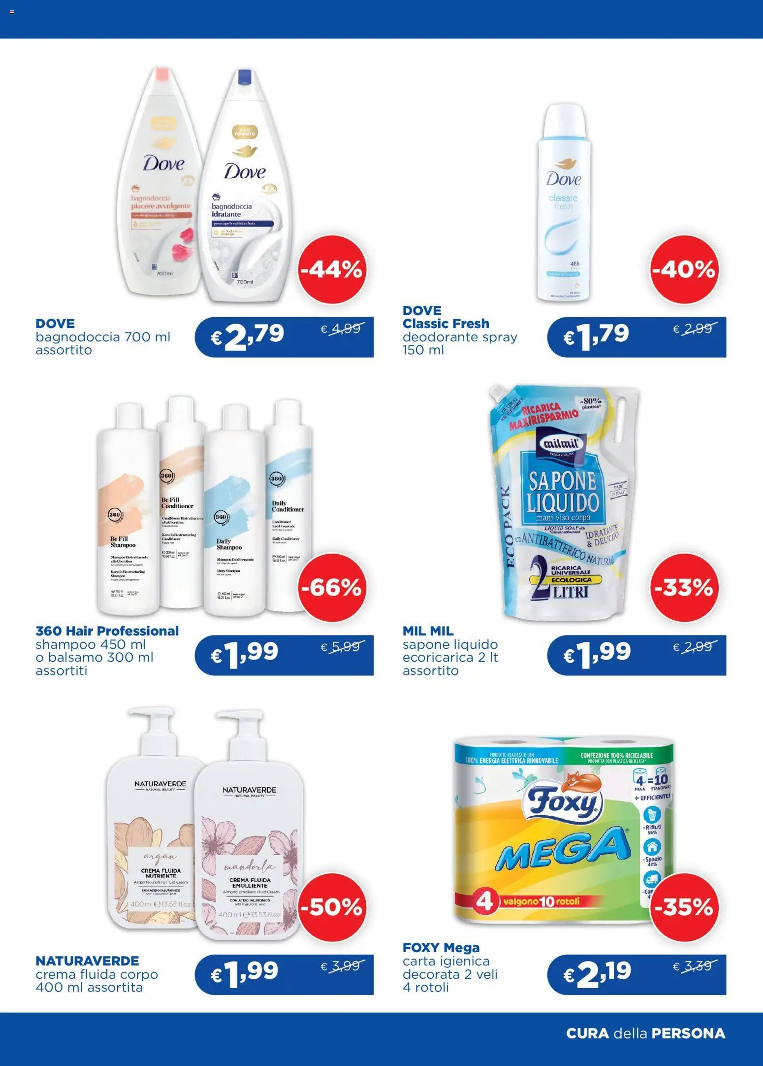 Volantino Acqua e Sapone del 14/07/2026 | Pagina: 6 | Prodotti: Shampoo, Balsamo, Sapone, Deodorante