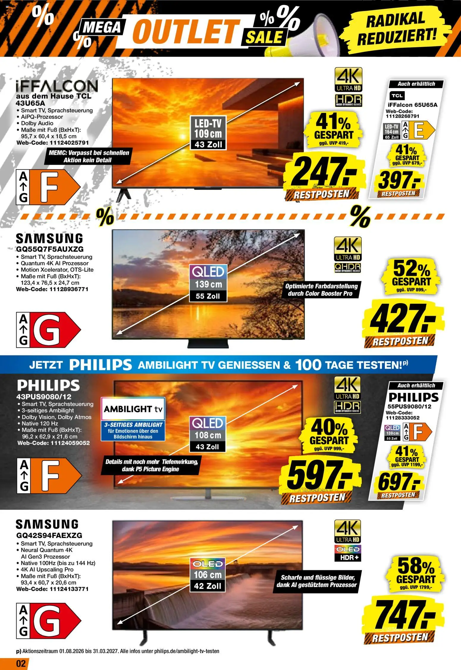 Expert Prospekt – gültig ab 21.08.2026 | Seite: 2 | Produkte: Philips, Bildschirm, TV, Audio