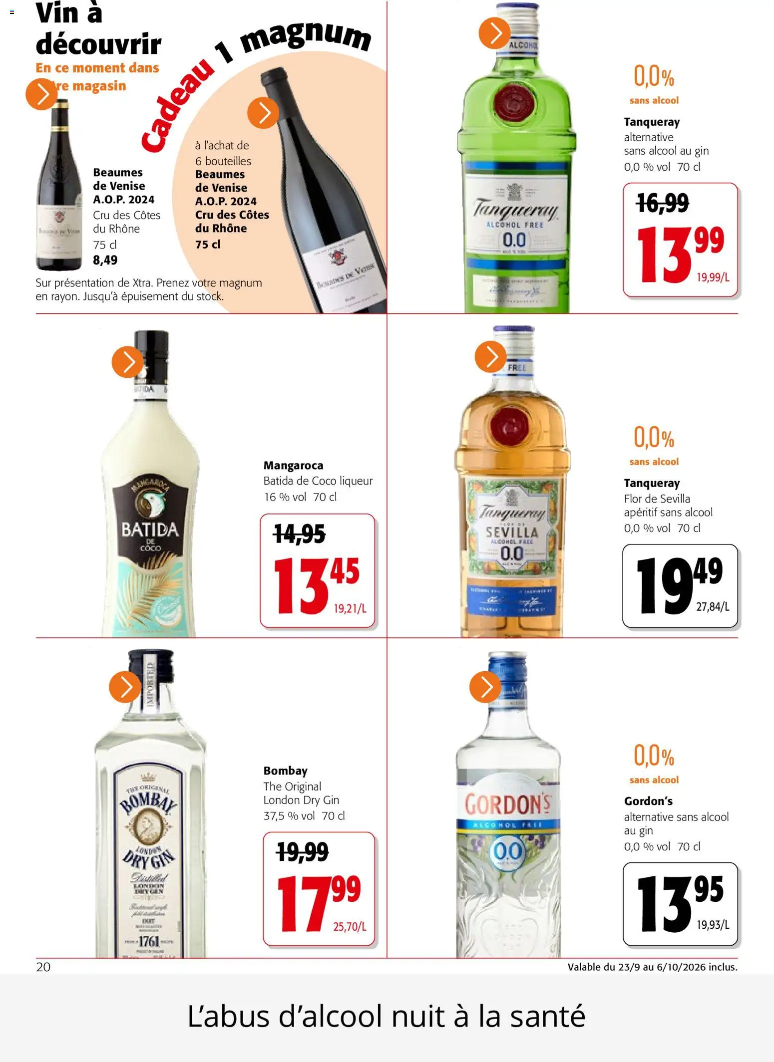 {H1} | Page: 20 | Produits: Alcool, Coco, Vin, Gin