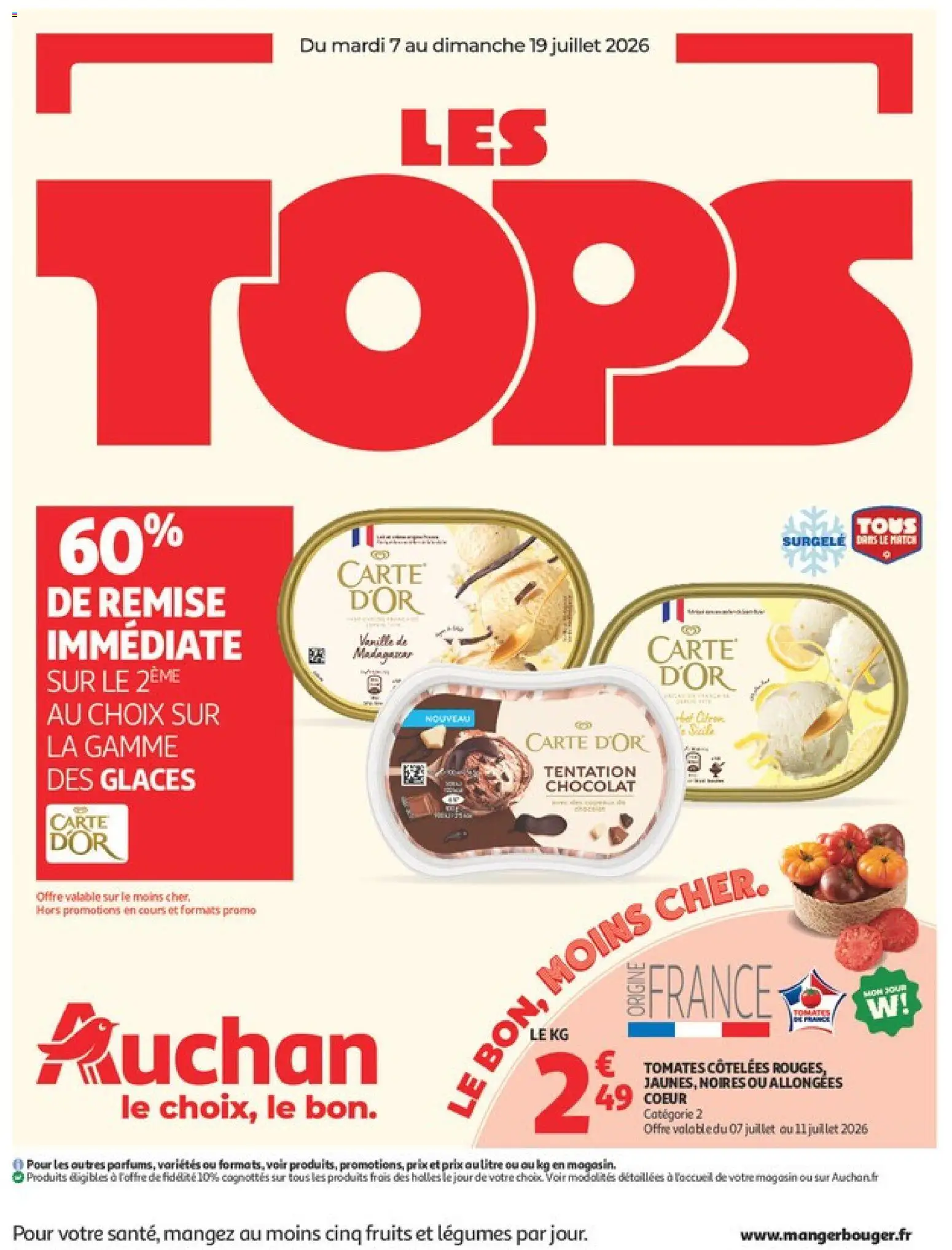 Auchan prospectus à partir du 07/07/2026 catalogue cover