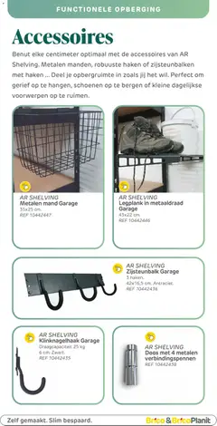 Brico Plan-it - Onze opbergingcatalogus - Voorbeeld van een folder van Brico Plan-it, geldig van 20.02.2026 | Pagina: 8 | Producten: Schoenen, Haken, Mand