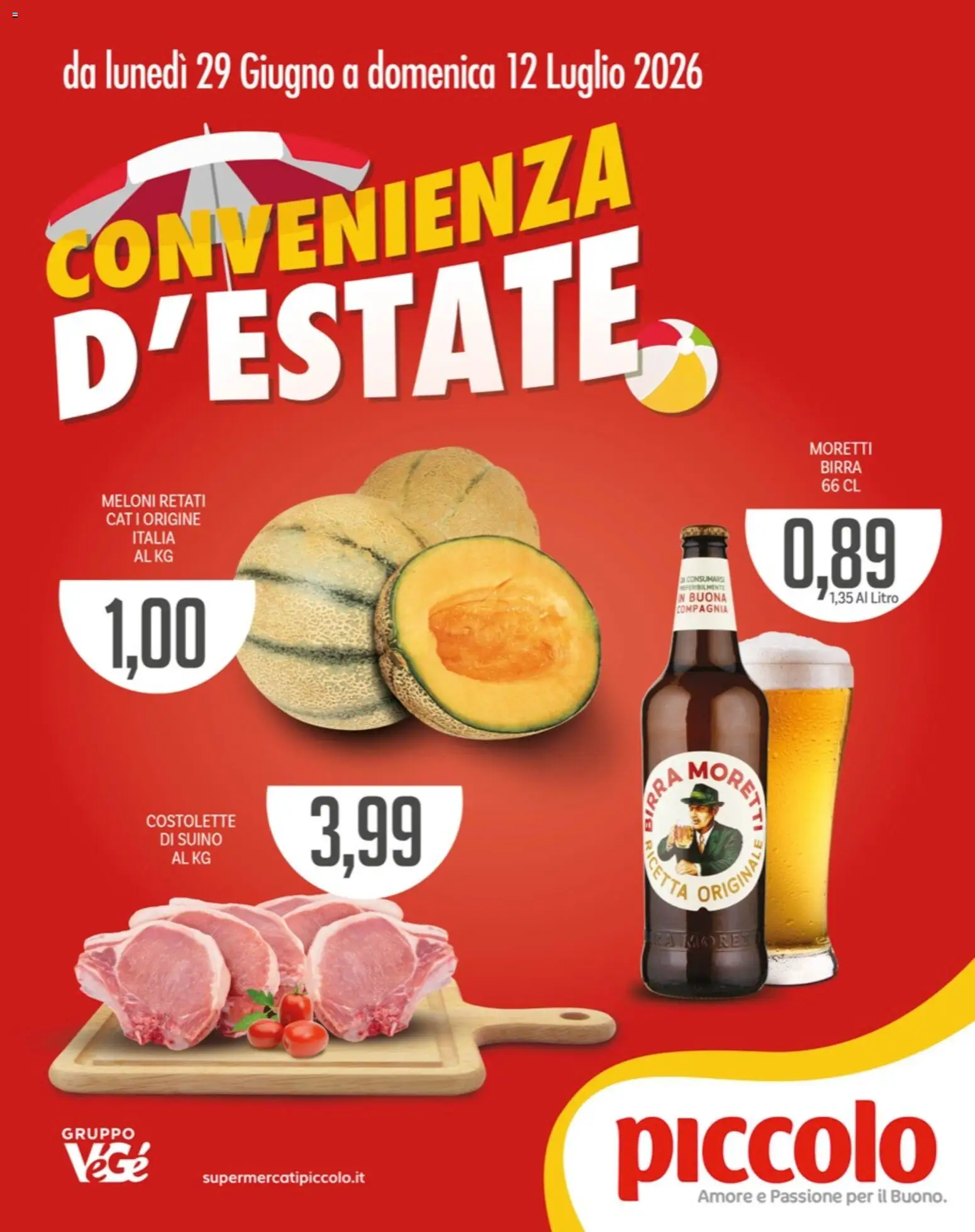 Volantino Piccolo del 29/06/2026 | Pagina: 1