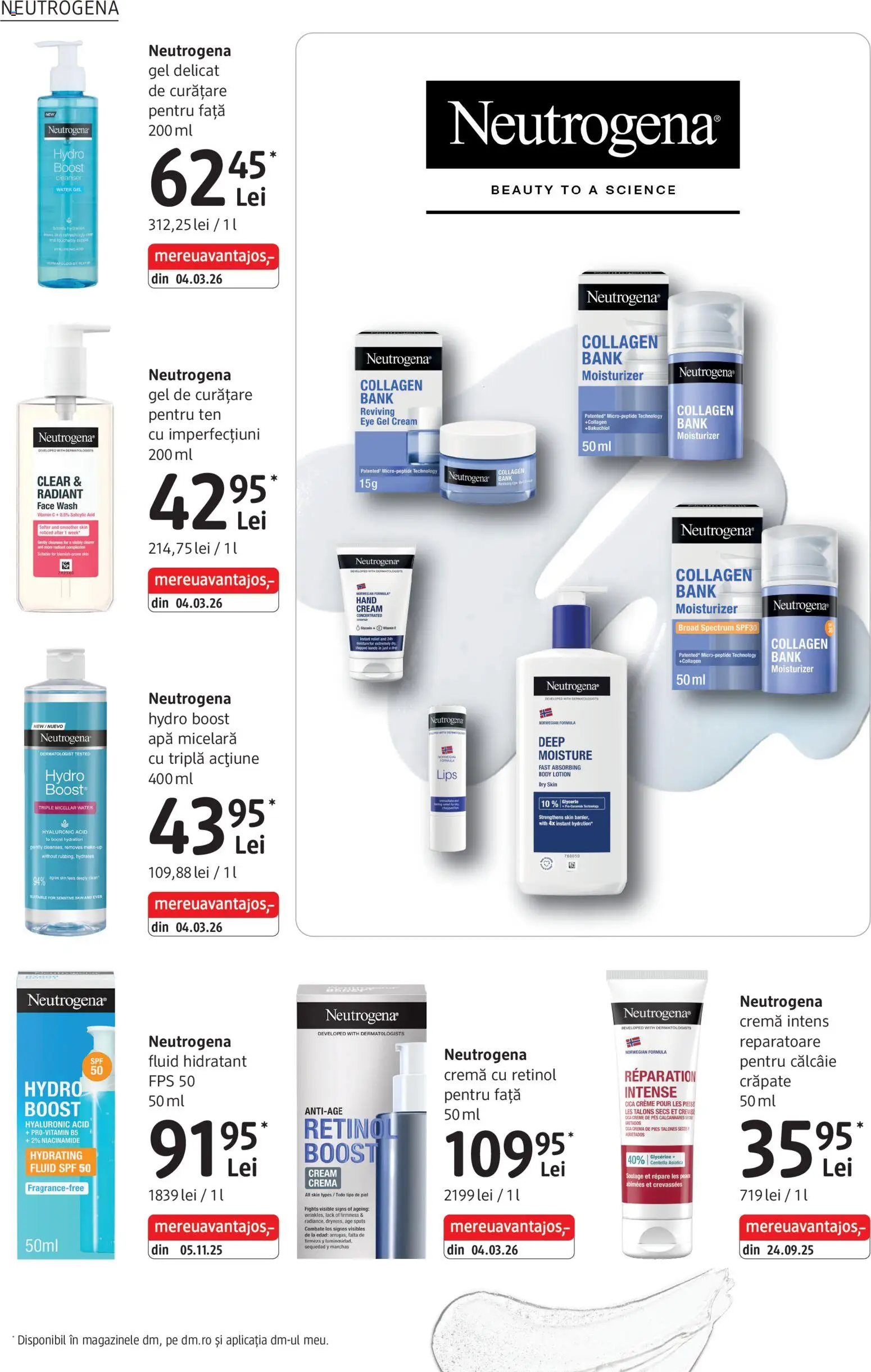 Noul catalog DM drogeriemarkt – valabil de la 01.10.2026 | Pagină: 10 | Produse: Body, Clear, Intense, Apă