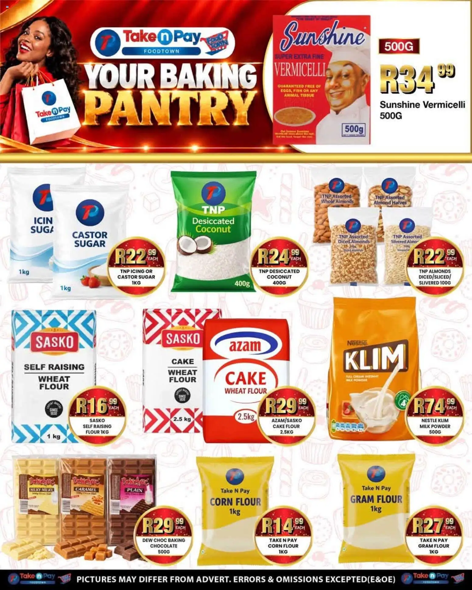 New Take n Pay catalogue – valid from 12/10/2026 | Page: 9 | Products: Cake, Flour, Powder, Caramel