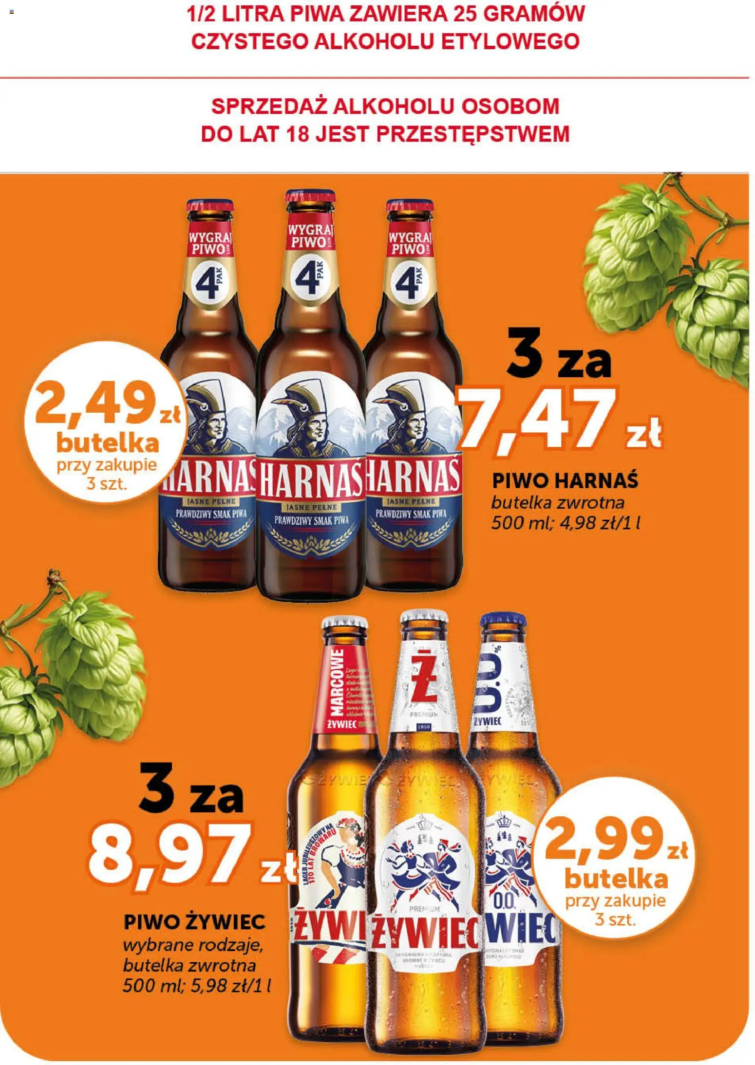 ABC gazetka - Market od 07.05.2026 | Strona: 4 | Produkty: Harnaś, Piwo