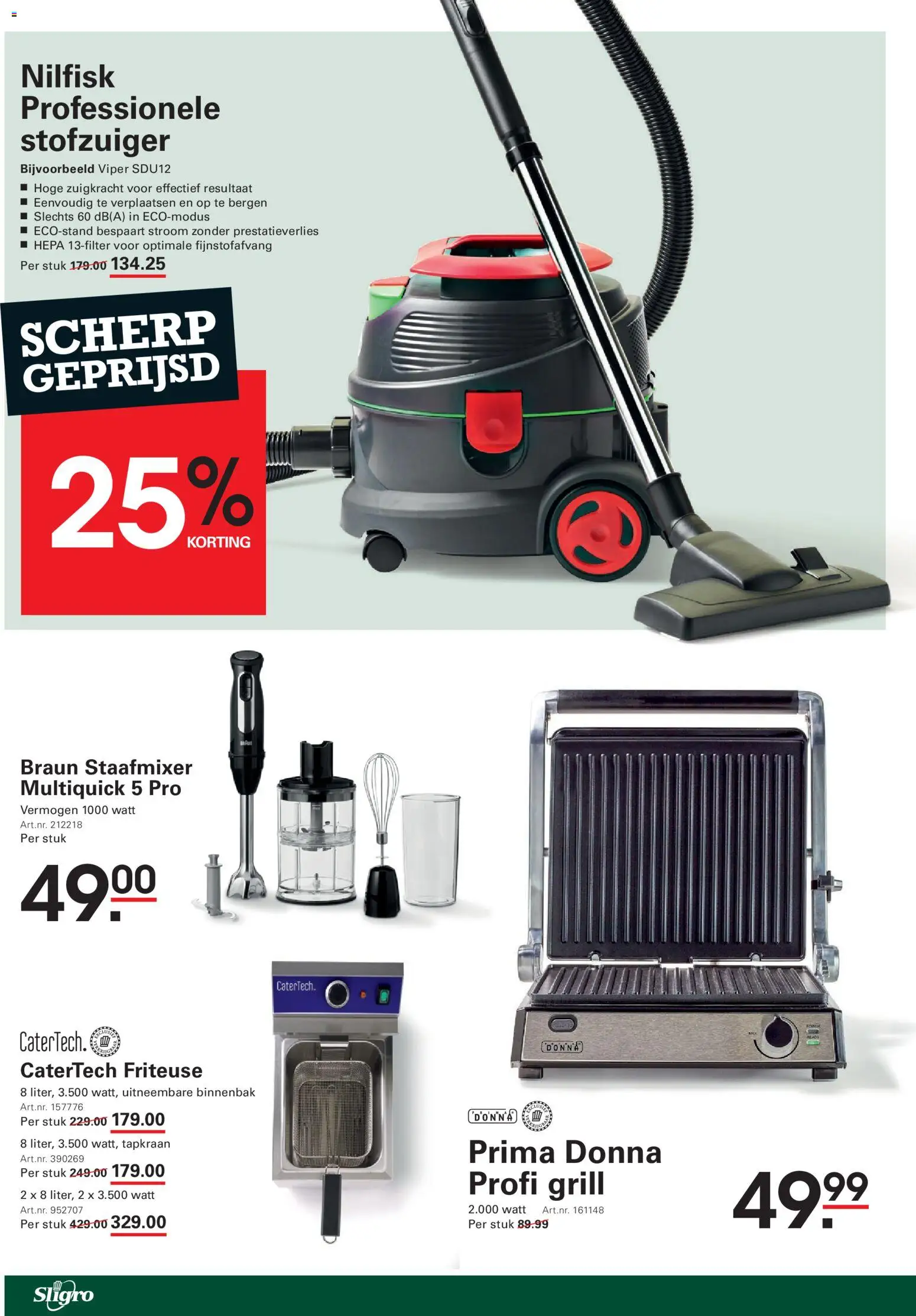 {H1} | Pagina: 8 | Producten: Grill, Stofzuiger, Friteuse