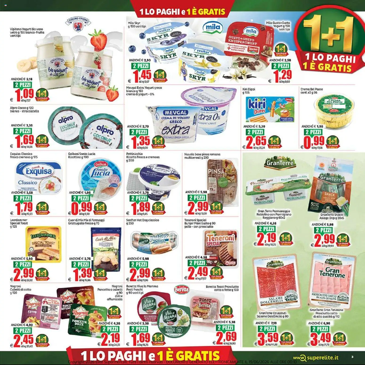 Volantino Elite Supermercati del 19.06.2026 | Pagina: 3