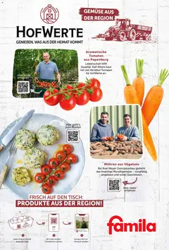 Famila Nordwest myTime September 2026 ab 01.09.2026 gültig | Seite: 10 | Produkte: Tisch, Tomaten, Mohren, Erdbeeren