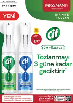 01.06.2026 tarihinden itibaren geçerli olan Rossmann kataloğu önizlemesi