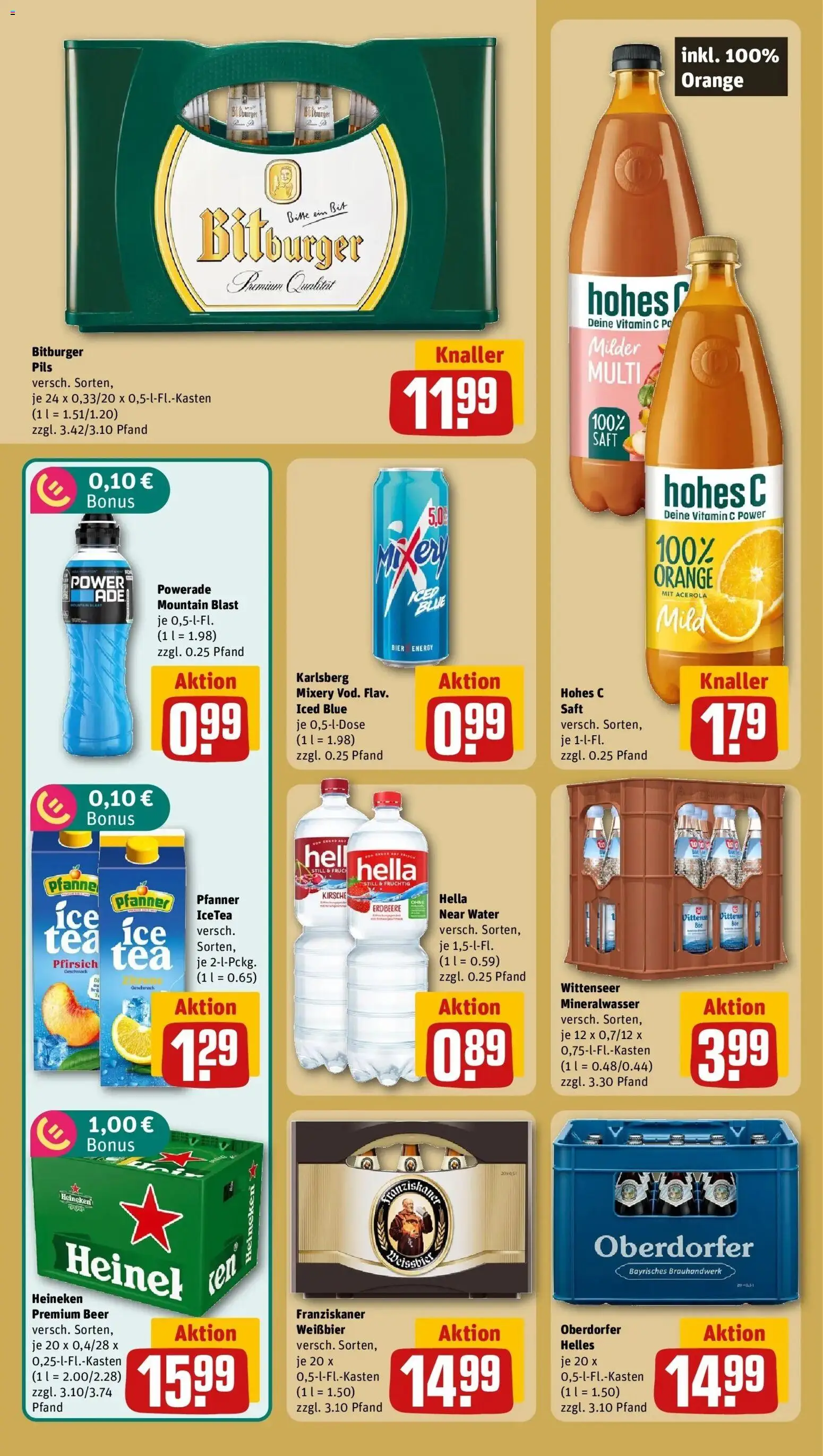 REWE Prospekt ab 31.08.2026 zum Blättern » Angebote | Seite: 20 | Produkte: Energy, Weißbier, Pils, Powerade