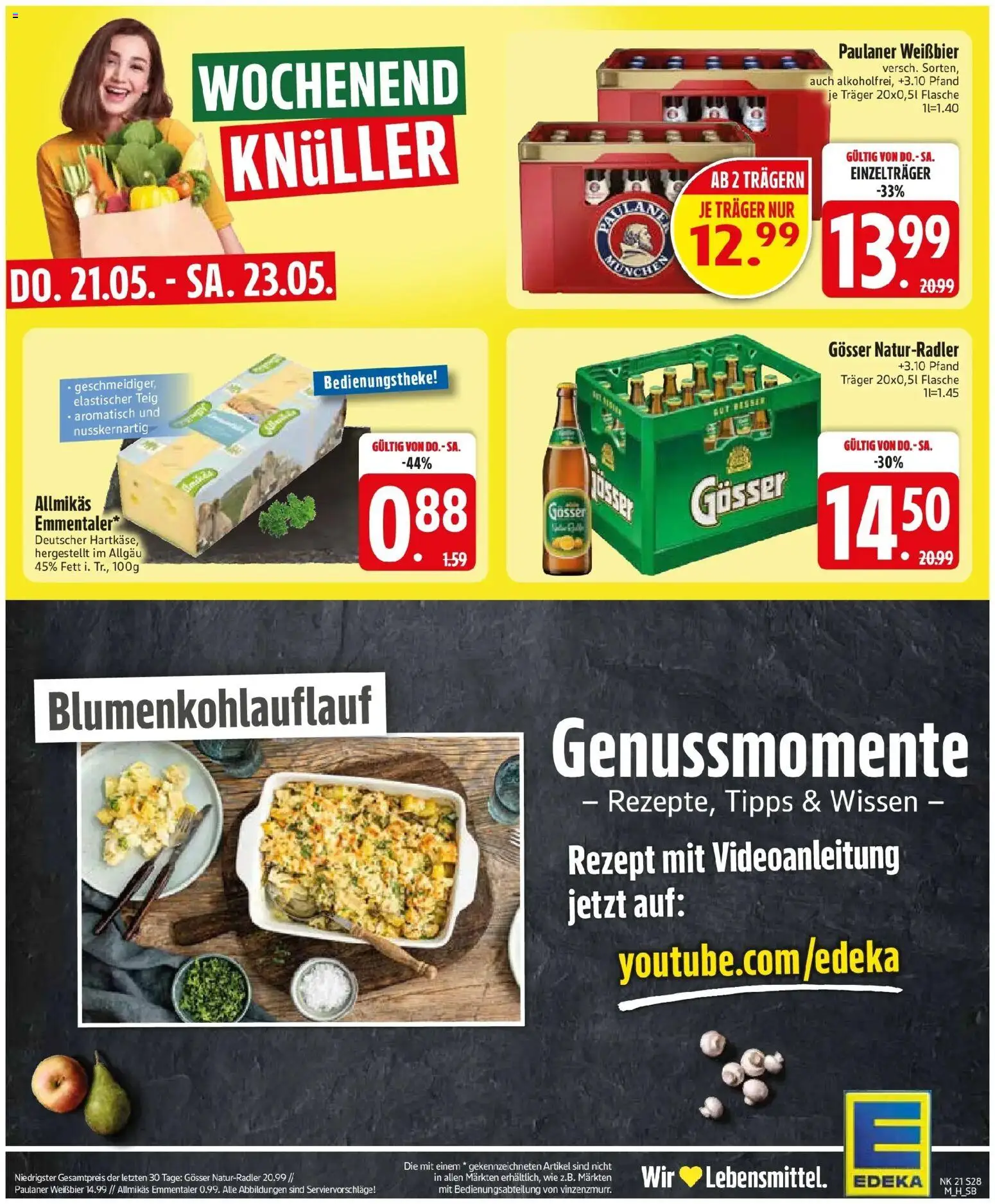 Edeka prospekt Murnau – gültig ab 17.05.2026 | Seite: 31 | Produkte: Weißbier, Paulaner
