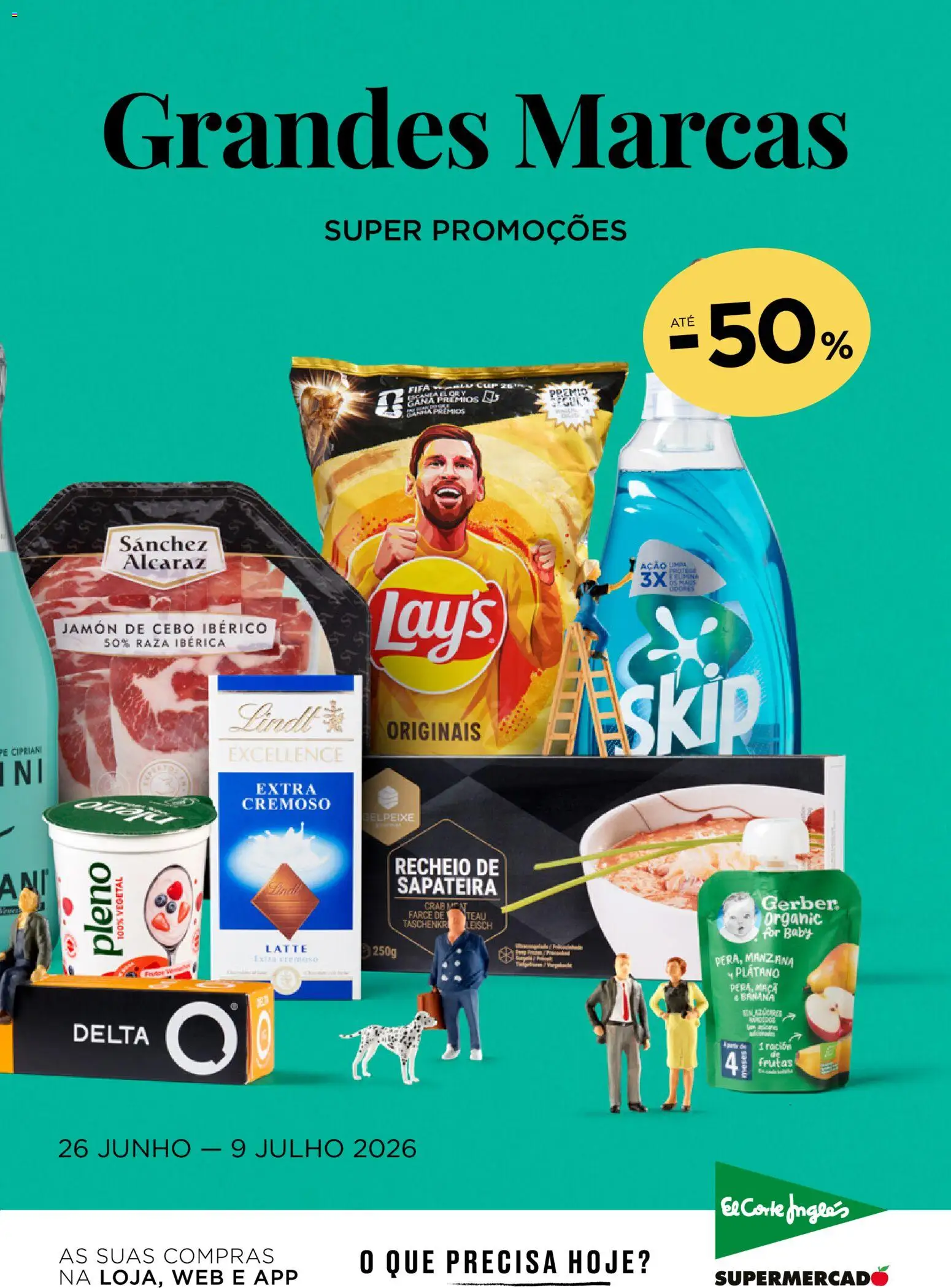 El Corte Ingles folheto │ válido de 26/06/2026 | Página: 1 | Produtos: Banana, Maça, Sapateira