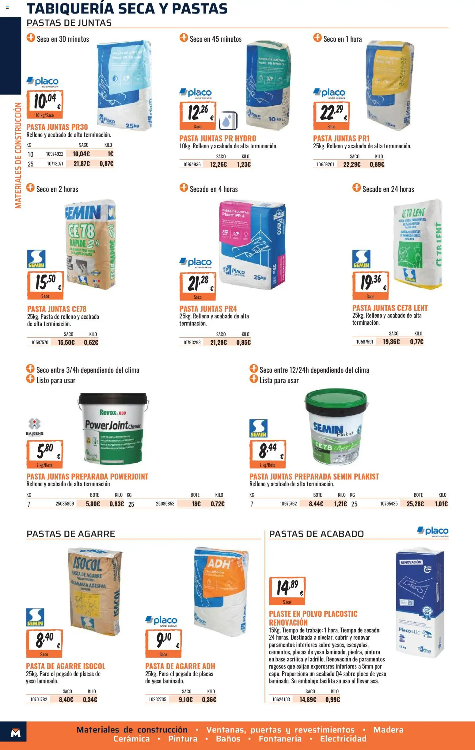 Obramat - Reformas Otono Imprenta Almacenes 41 Ourense 2026 │ válido desde el 09/10/2026 | Página: 4 | Productos: Polvo, Pasta, Puertas