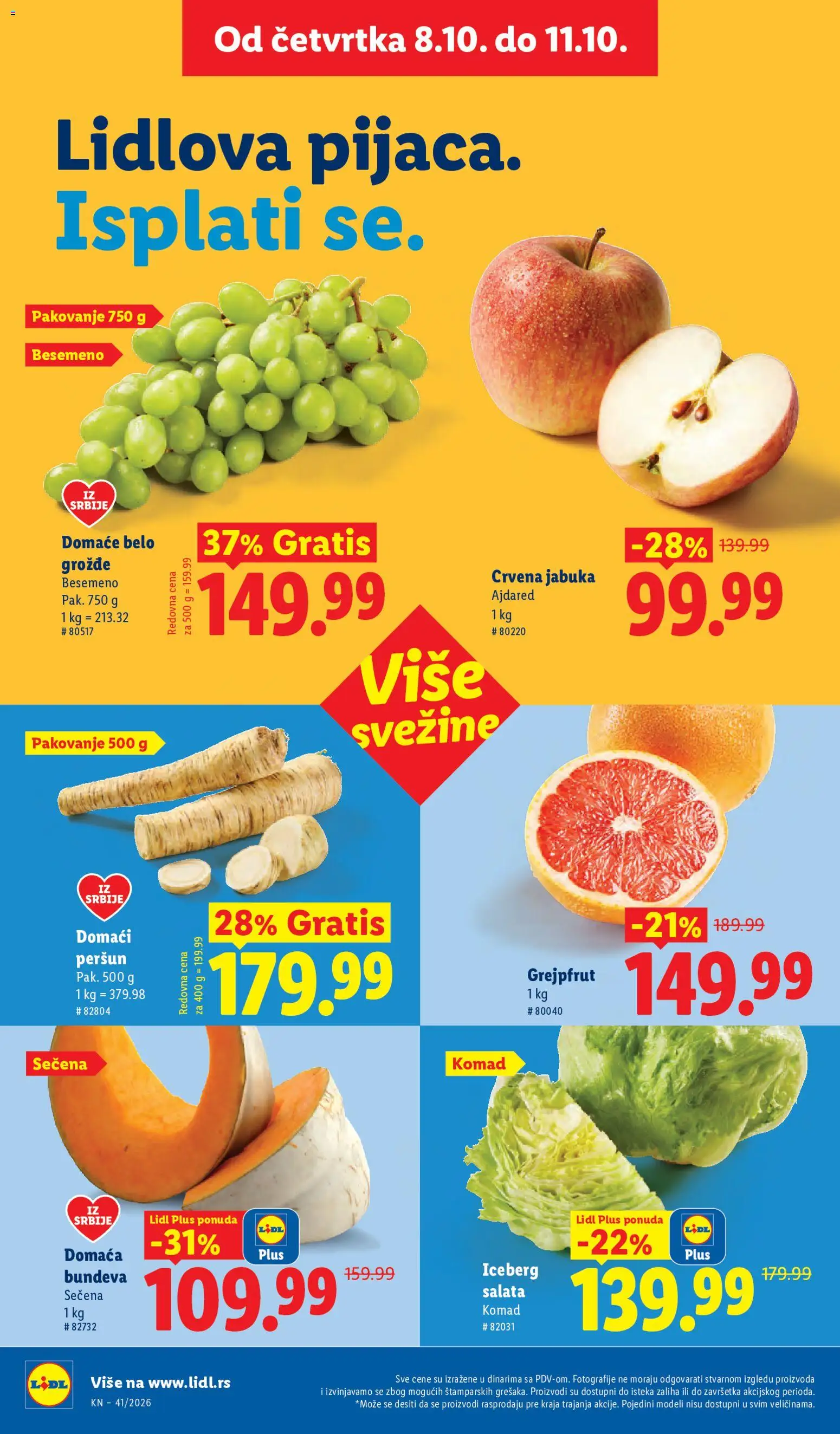 Lidl katalog - važi od 08.10.2026 | Strana: 22