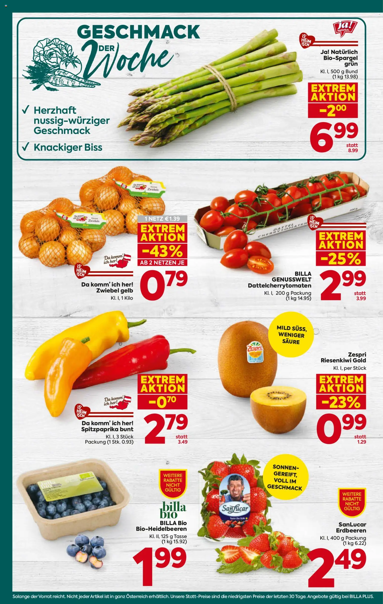 Billa Plus Flugblatt gültig ab 07.05.2026 | Seite: 10 | Produkte: Erdbeeren, Tomaten
