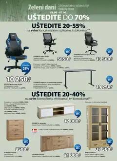 Jysk katalog - pregled Jysk kataloga - važi od 03.06.2026 | Strana: 4 | Proizvode: Sto, Stolica, Radni sto, Kancelarijska stolica