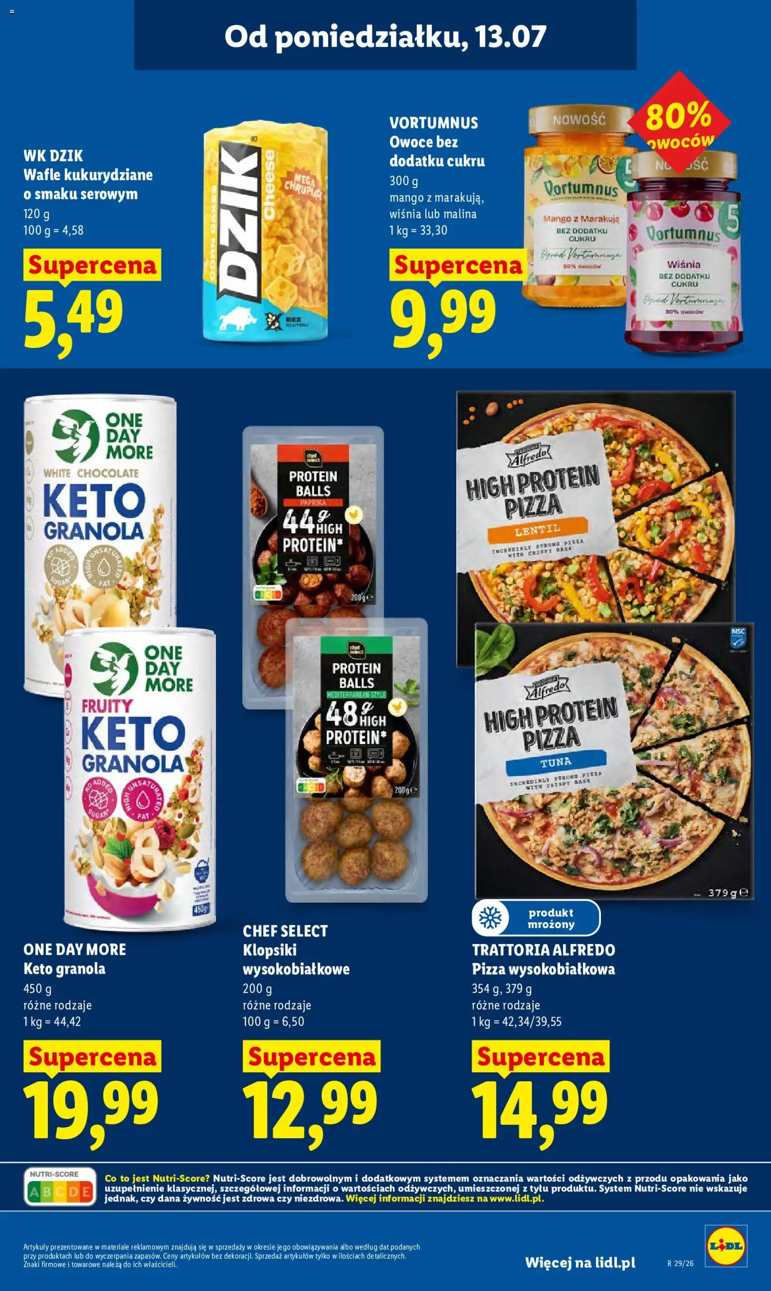 Lidl Polsko leták od 13.07.2026 | Strana: 77 | Produkty: Mango, Pizza, Marakuja, Protein