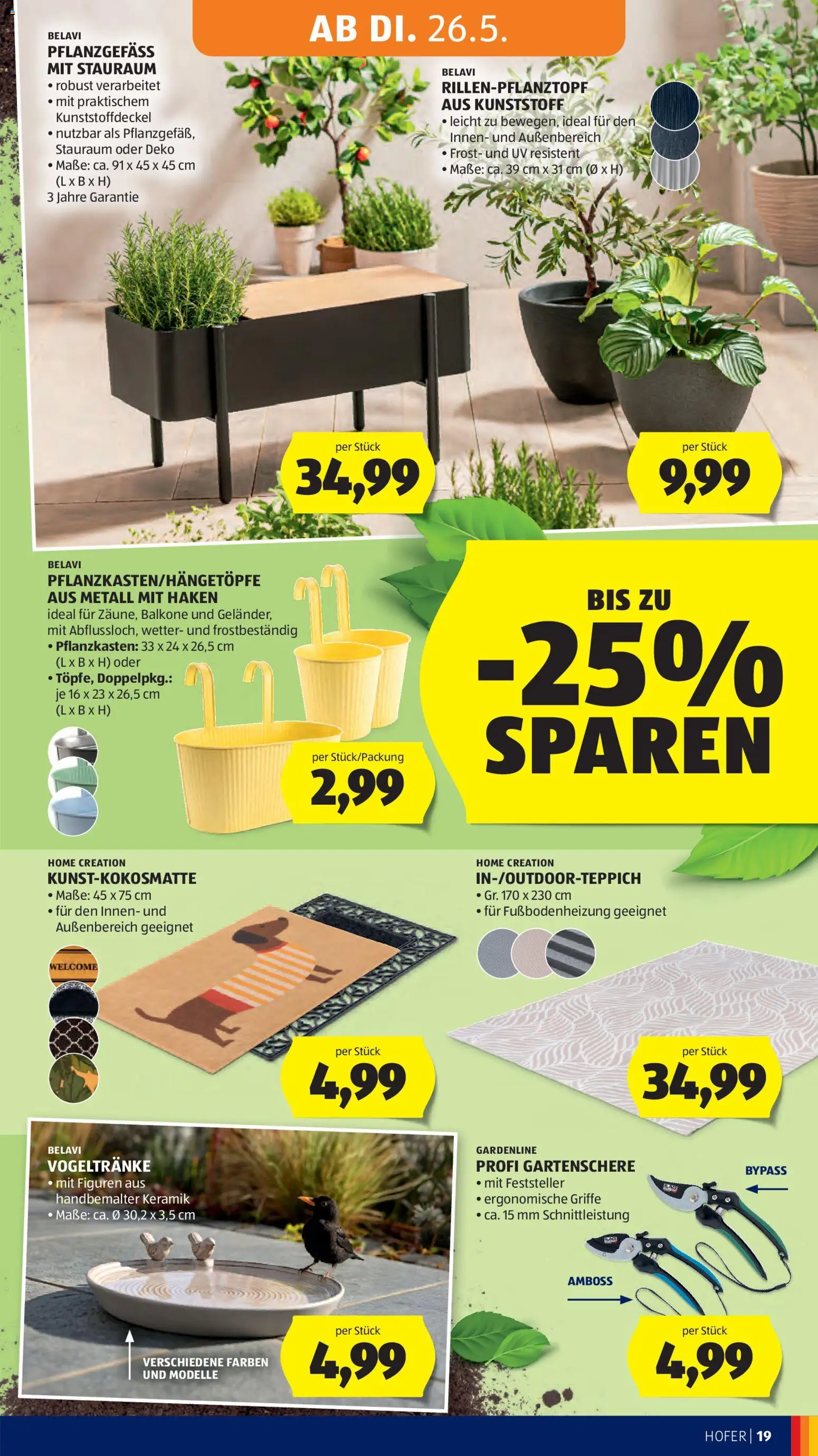 Hofer Flugblatt gültig ab 22.05.2026 | Seite: 25
