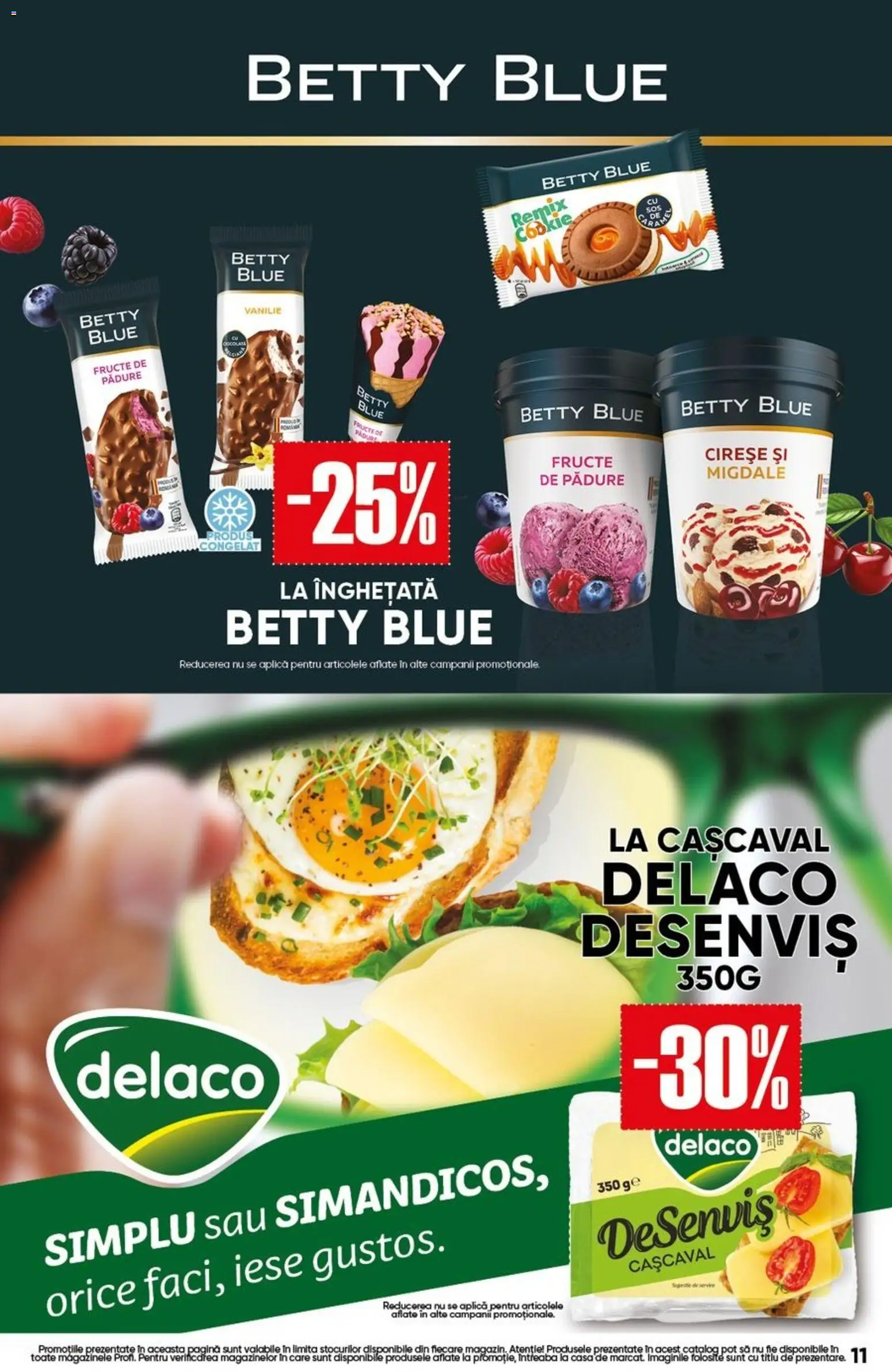 Noul catalog Profi – valabil de la 03.09.2026 | Pagină: 11 | Produse: Ciocolată, Cireșe, Înghețată, Fructe