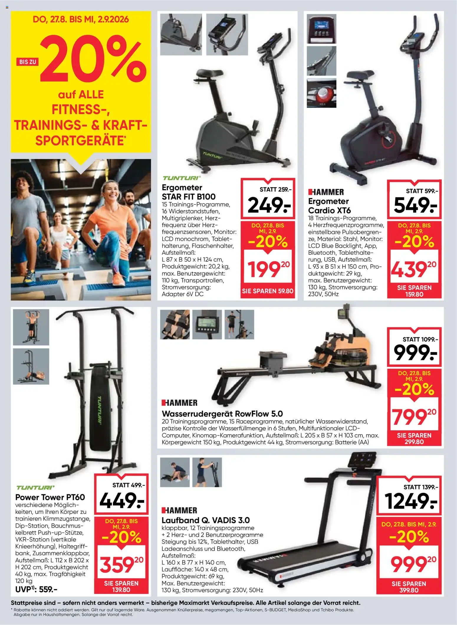 Maximarkt Flugblatt gültig ab 27.08.2026 | Seite: 22 | Produkte: Tablet, Monitor, Adapter, USB