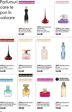 Ofertele Oriflame valabile de la 09.09.2026 | Pagină: 46 | Produse: Apă de parfum, Toaletă, Parfum, Apă de toaletă
