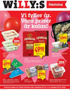 Willys erbjudanden Hemma - Förhandsvisning av reklamblad från butik Willys aktuell från 19/10/2026