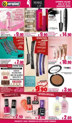 Anteprima del volantino Europlanet Casa volantino valido a partire dal 21.05.2026 | Pagina: 5 | Prodotti: Mascara, Rossetto, The, Temperino