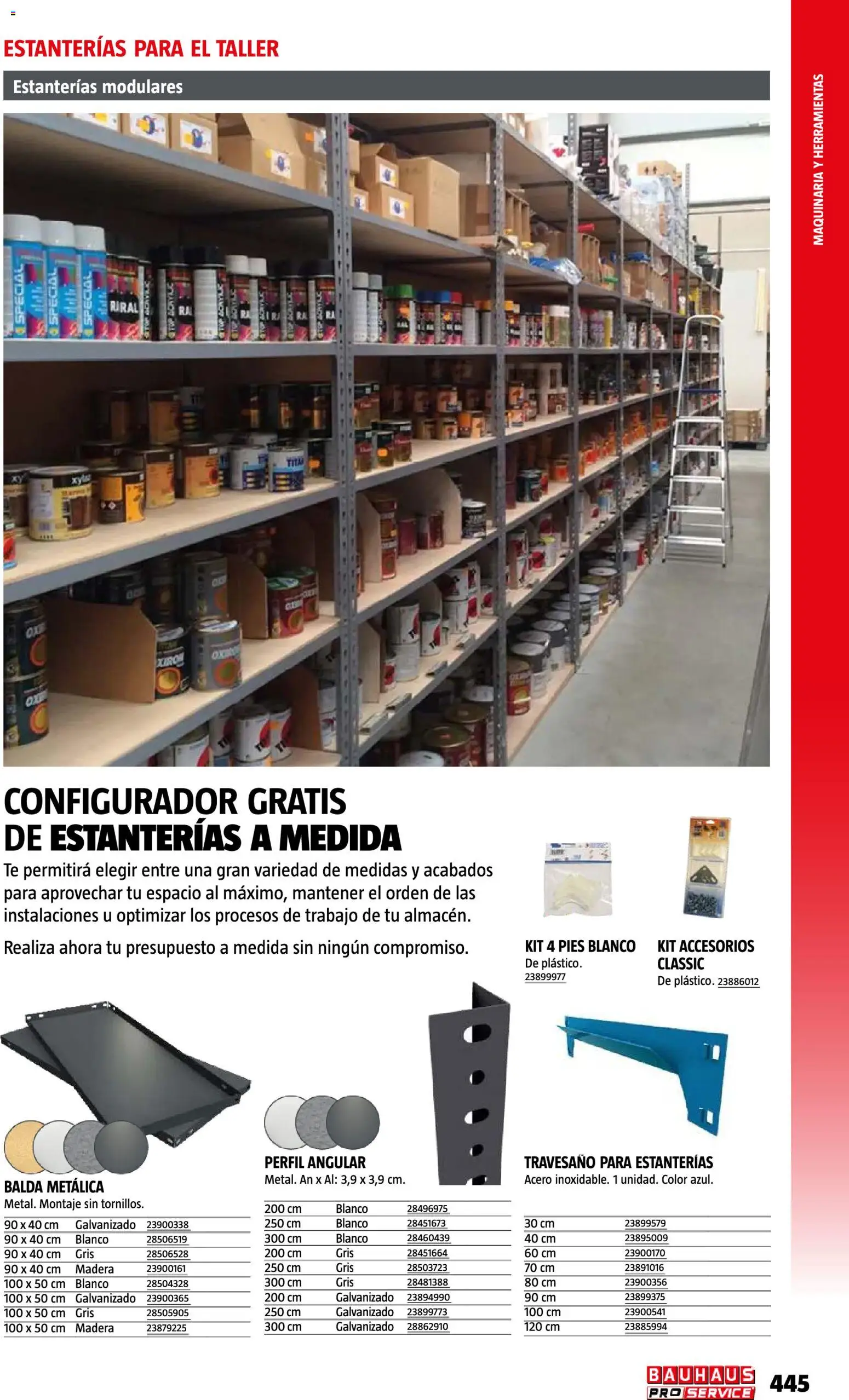 Bauhaus ProService │ válido desde el 11/05/2026 | Página: 445 | Productos: Té, Herramientas