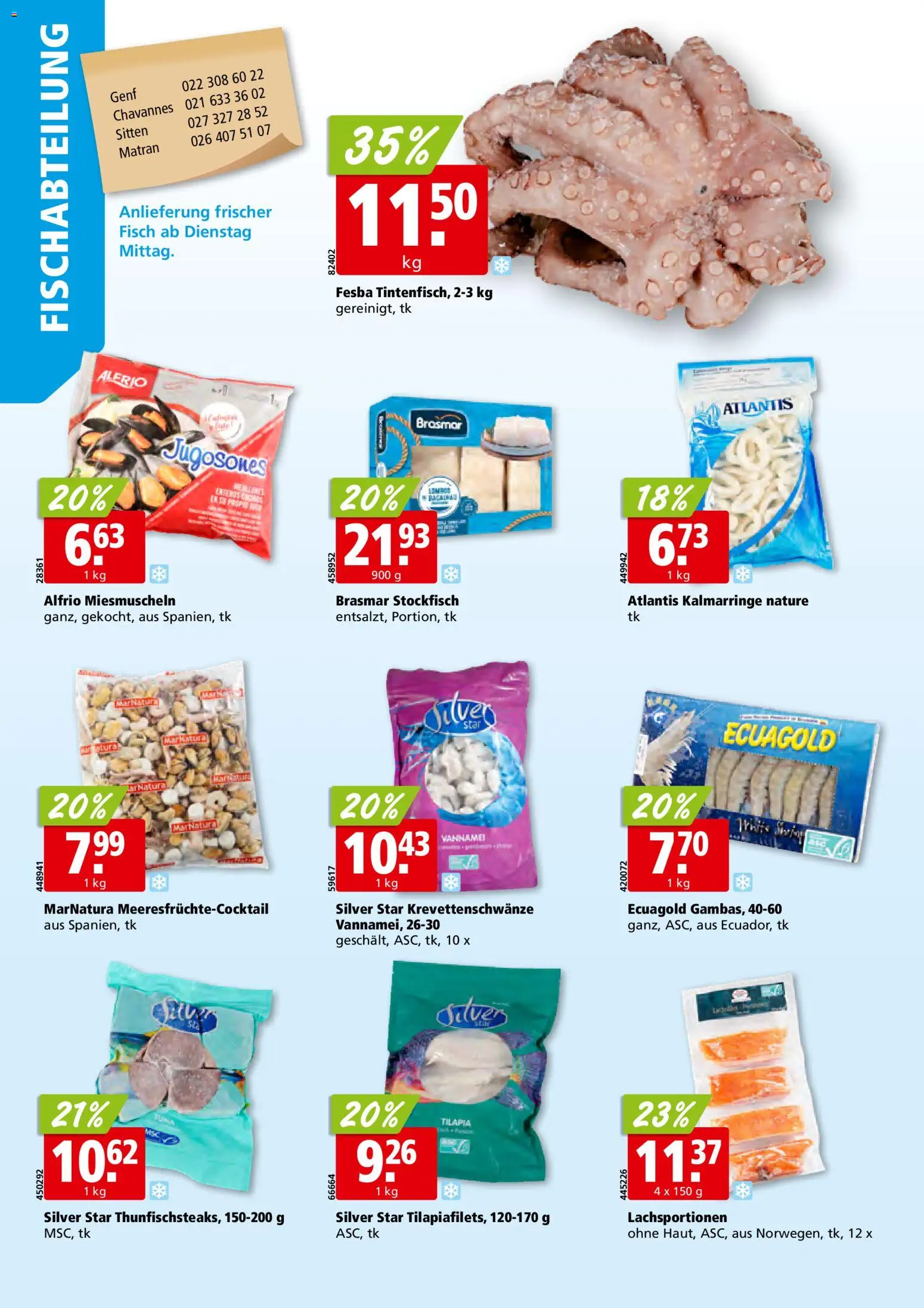 Aligro aktionen Chavannes, Matran, Genf, Sitten – gültig ab 22.06.2026 | Seite: 4 | Produkte: Fisch
