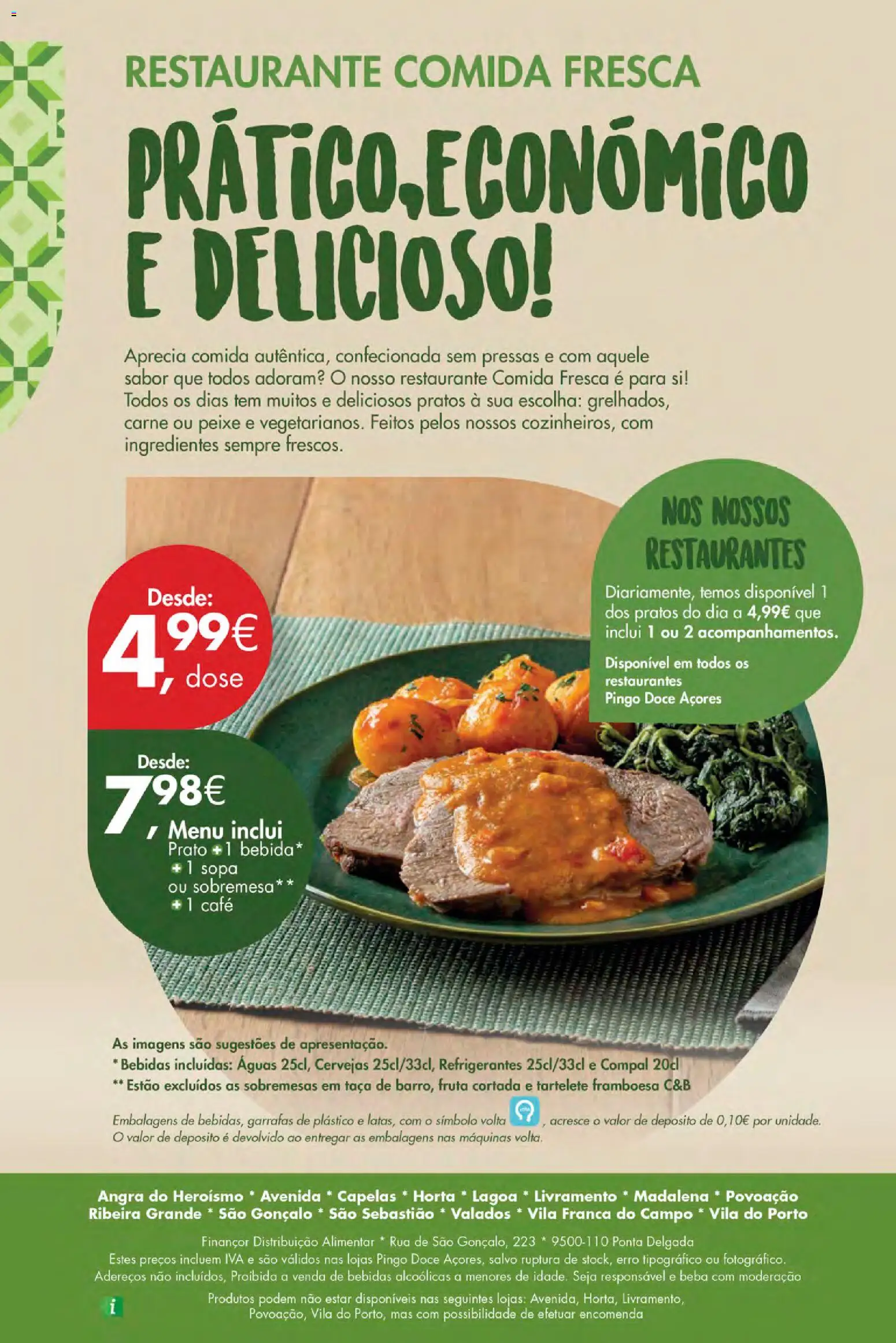 Pingo Doce Poupe Esta Semana Açores │ válido de 24/09/2026 | Página: 32 | Produtos: Bebidas, Sobremesas, Café, Peixe