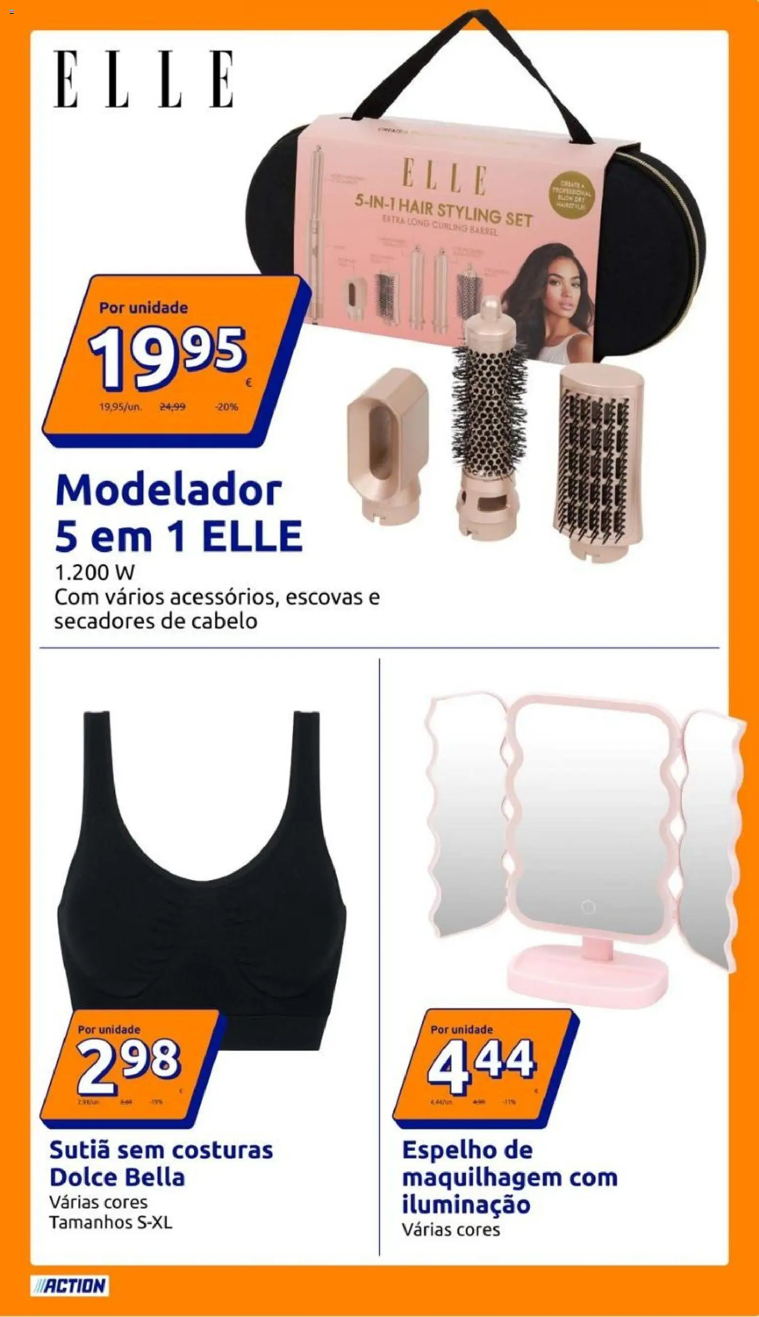 Action folheto │ válido de 26/08/2026 | Página: 7 | Produtos: Maquilhagem, Iluminação, Espelho, Sutiã
