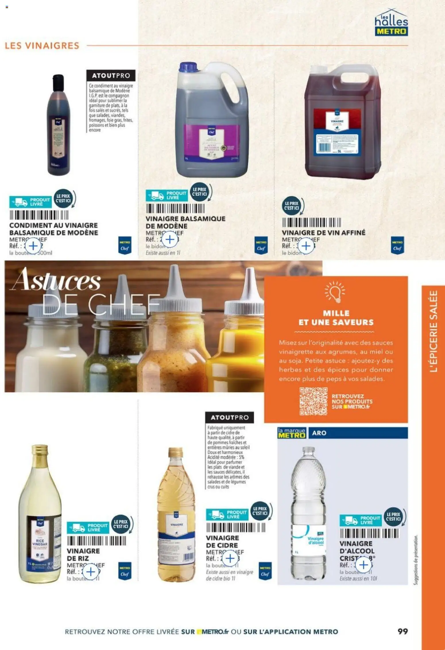 {H1} | Page: 99 | Produits: Miel, Viande, Pommes, Riz