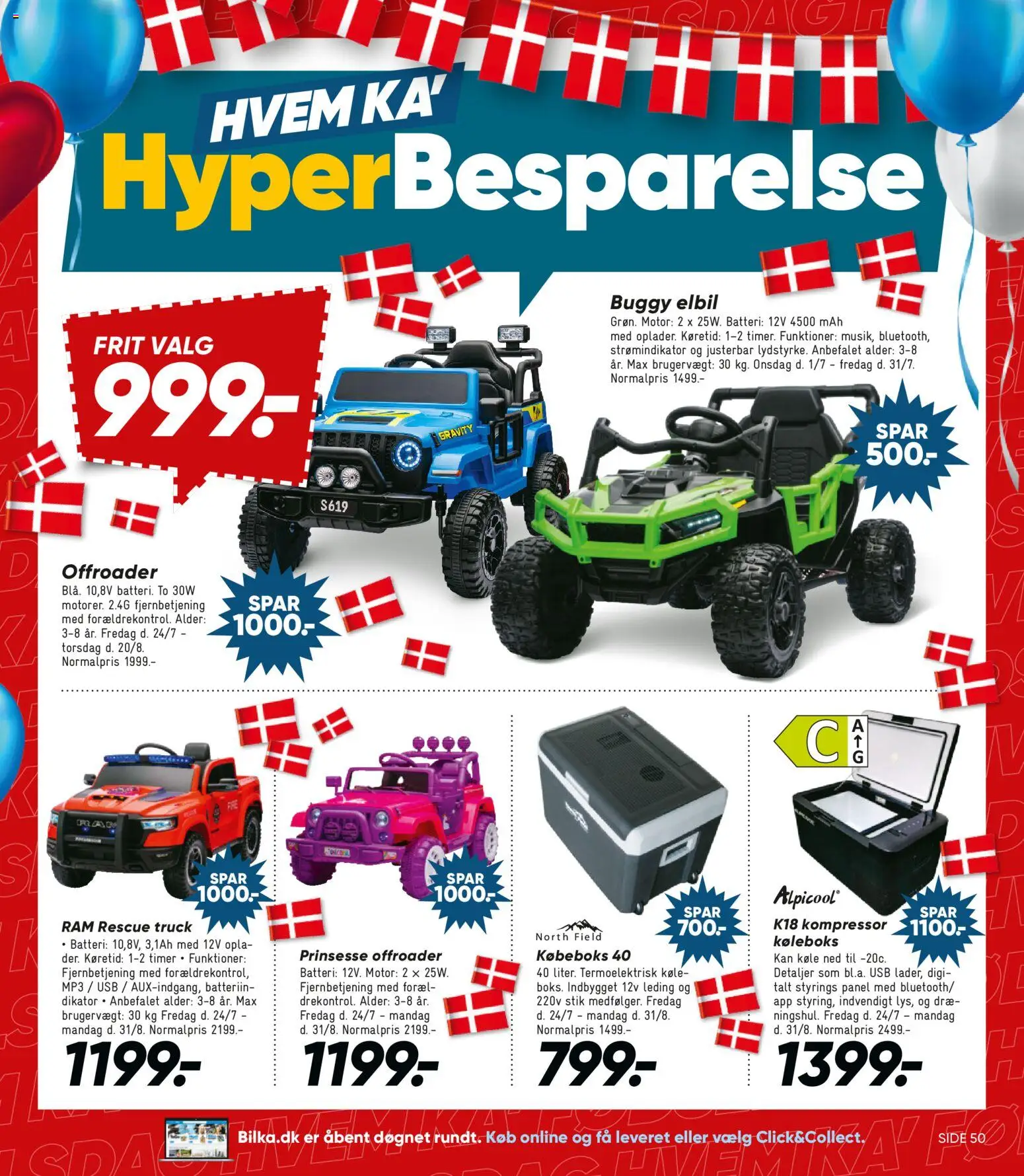 Bilka tilbudsavis – gyldig fra 24/07/2026 | Side: 7 | Produkter: RAM, Mp3, USB, Søm