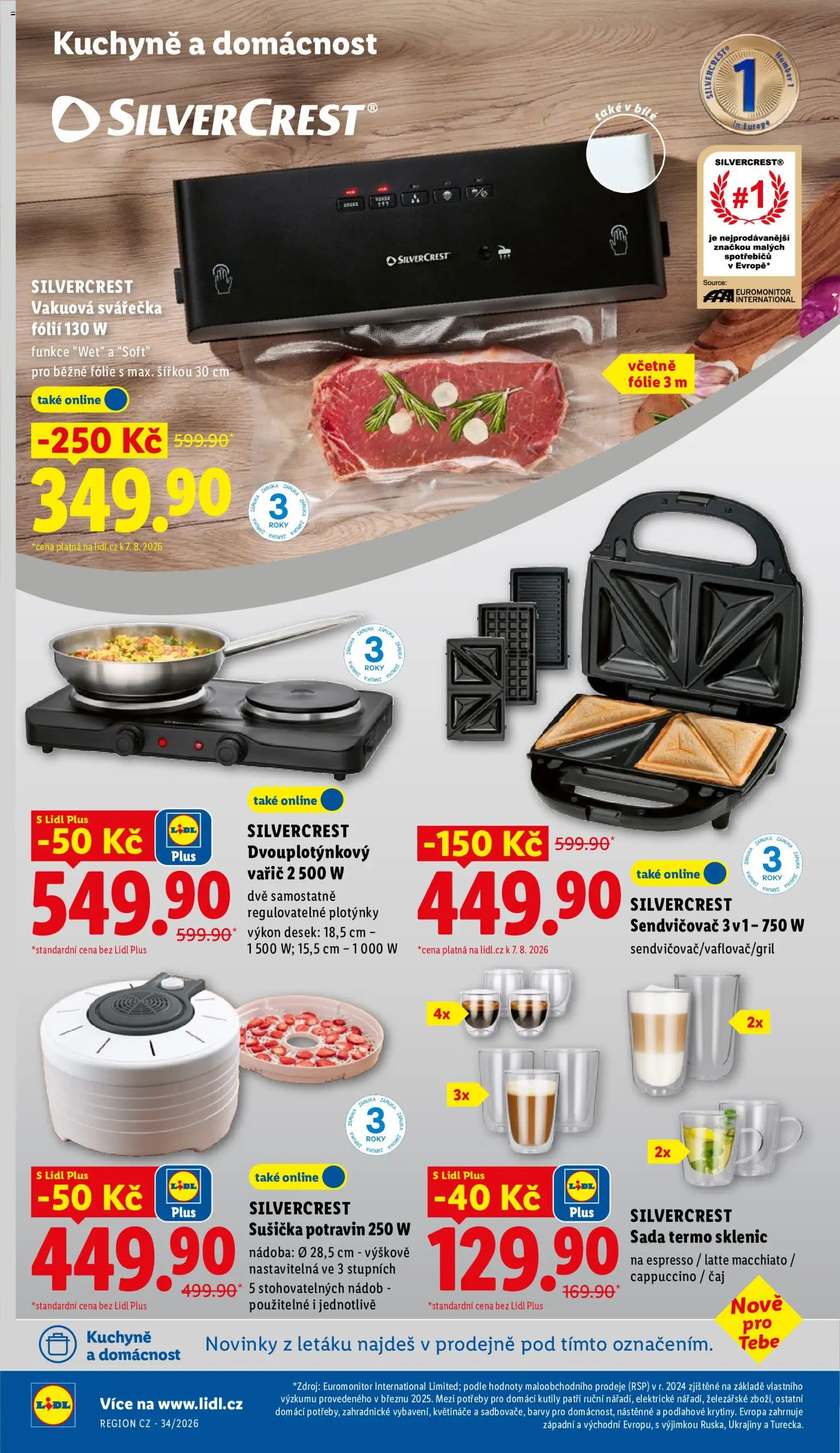 Lidl leták od 17.08.2026 | Strana: 40 | Produkty: Fólie, Sušička, Vakuová svářečka, Sendvičovač