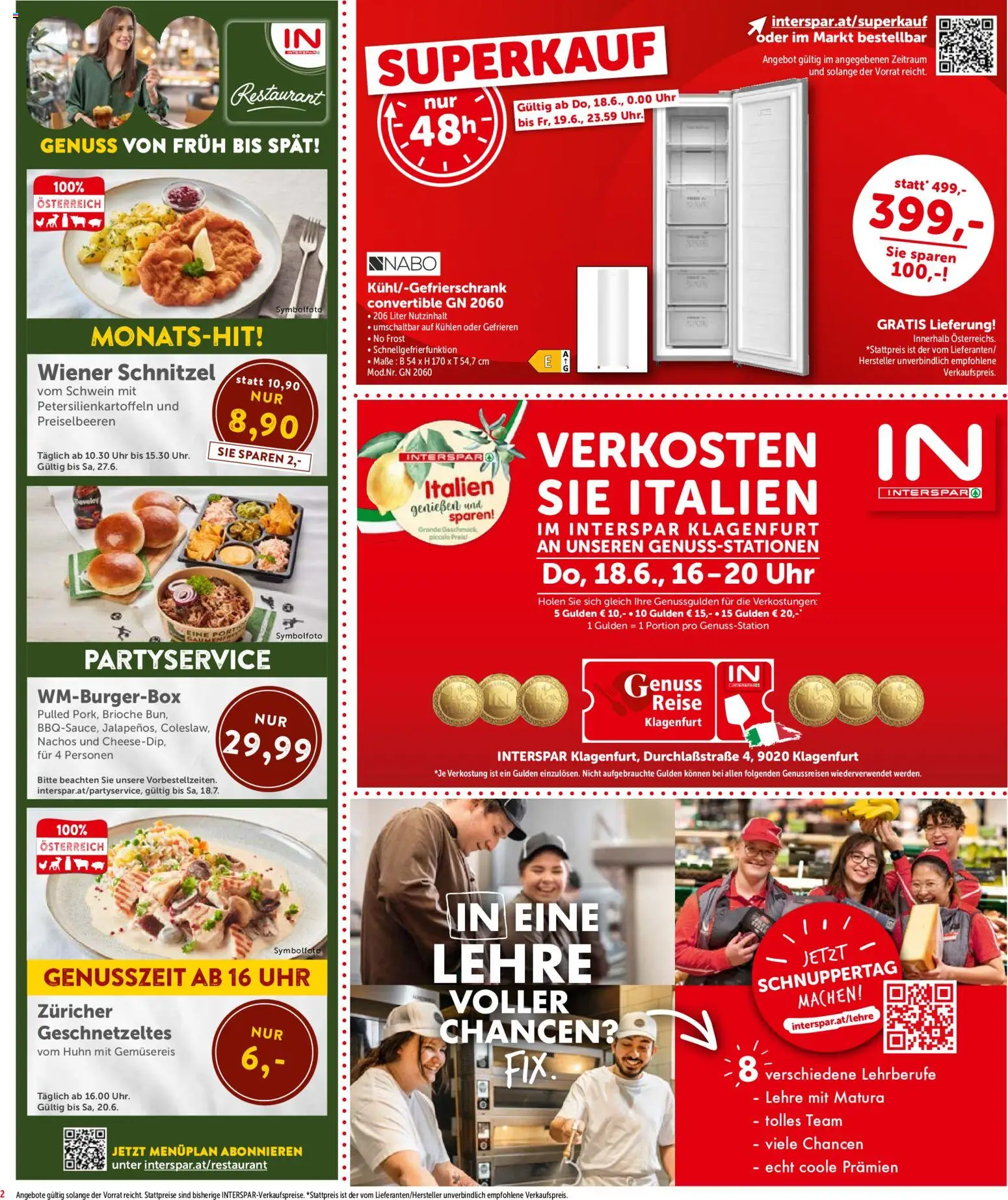 Interspar Flugblatt - Kärnten gültig ab 18.06.2026 | Seite: 2