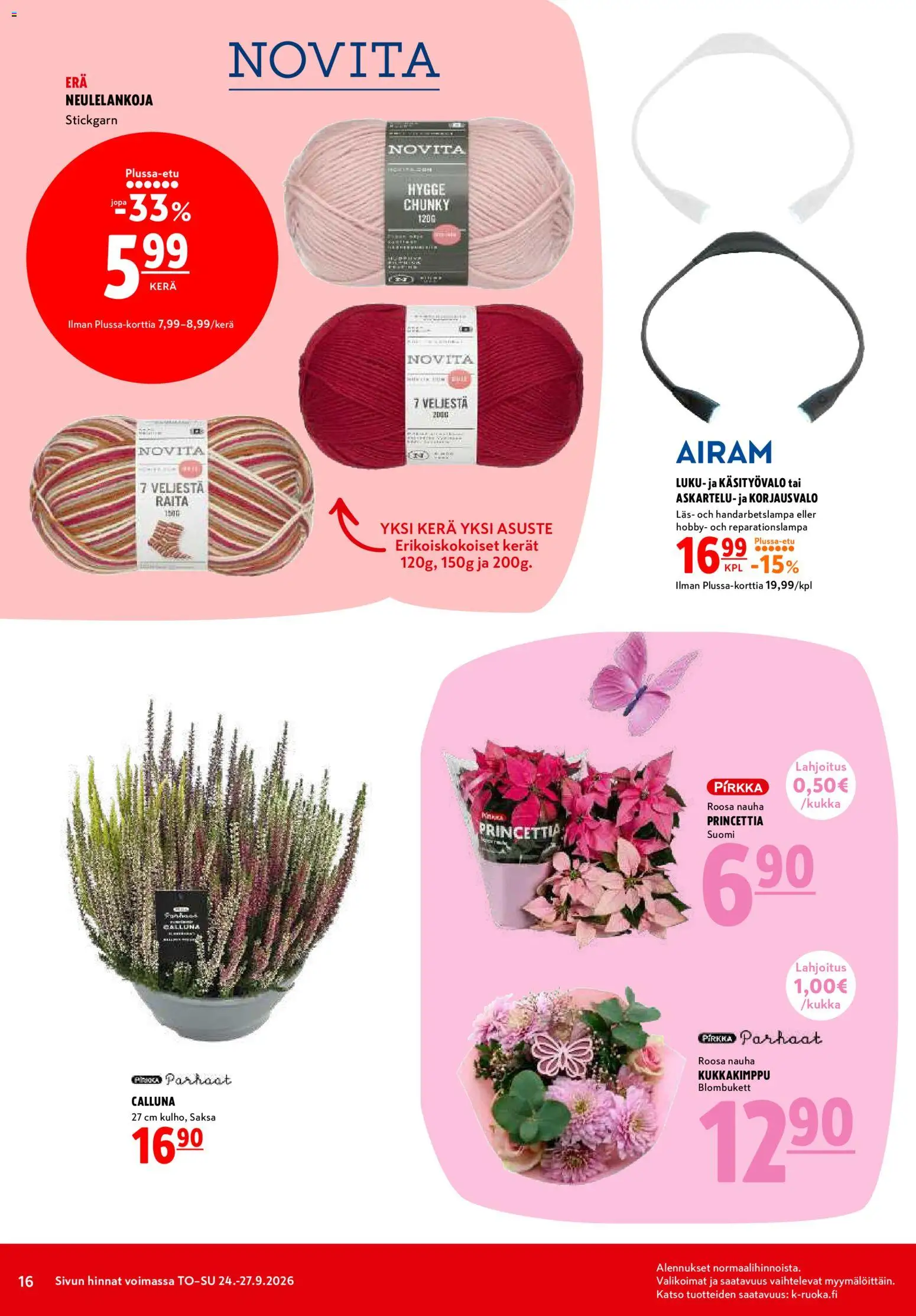 K-Citymarket tarjoukset – voimassa 24/09/2026 alkaen | Sivu: 16