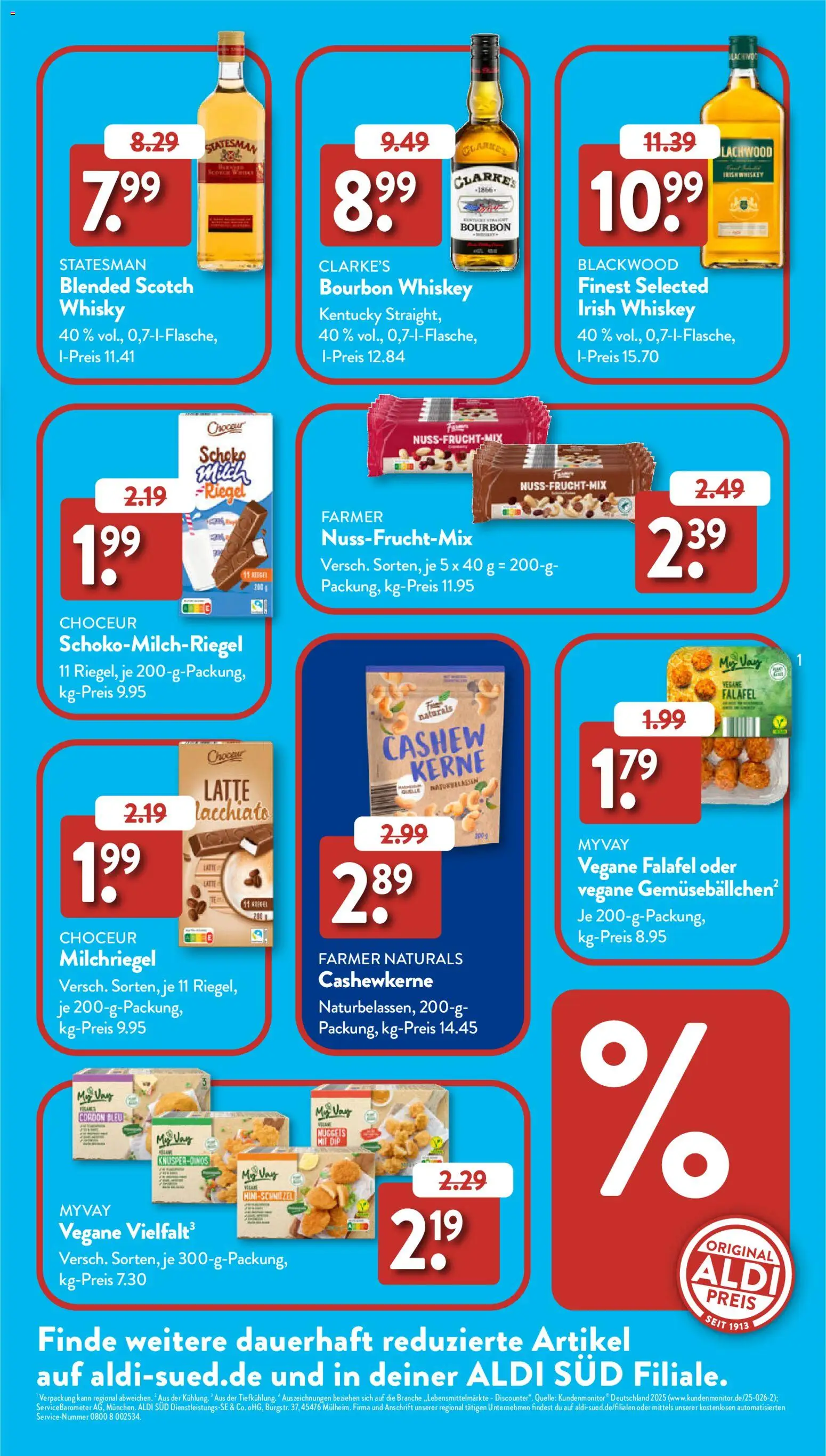 Aldi Süd Prospekt 	 – gültig ab 23.02.2026 | Seite: 28 | Produkte: Whisky, Milch, Bourbon, Whiskey