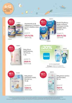 Rossmann Babaprogram - amely érvényes a következő dátumtól: 2026.06.15. | Oldal: 9 | Termékek: Pelenka, Pelenkázó, Parfüm, Cukor